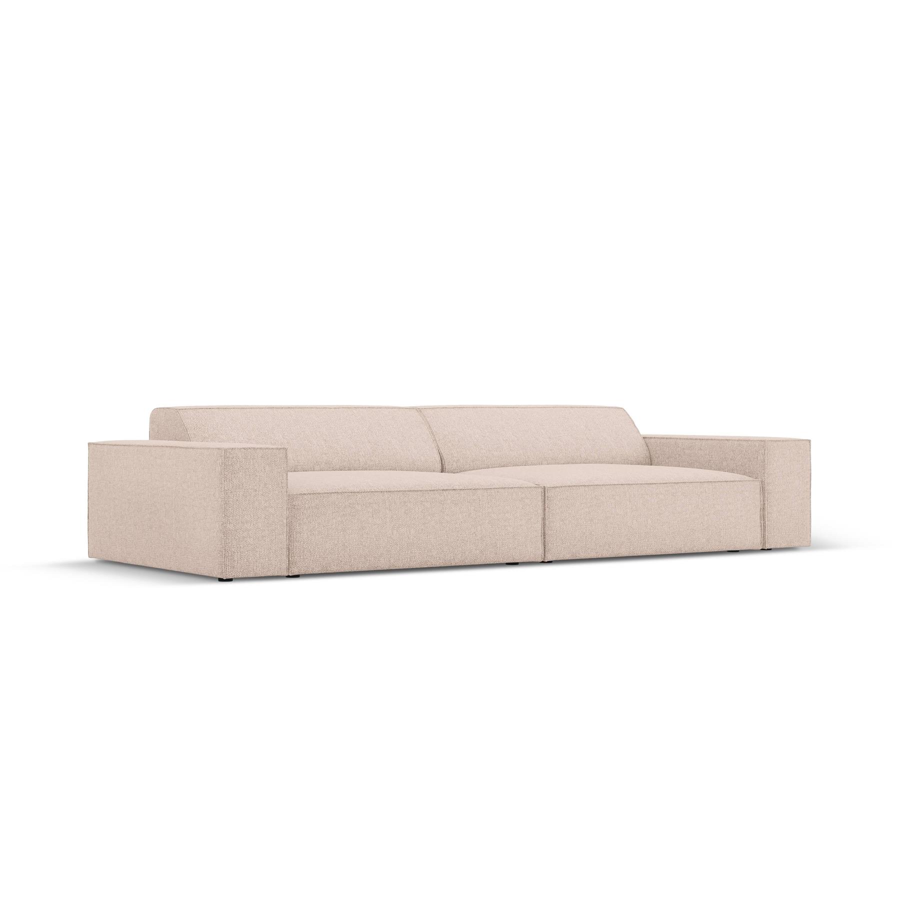 Micadoni Jodie 4-zitsbank - Chenille - Kiezelgrijs