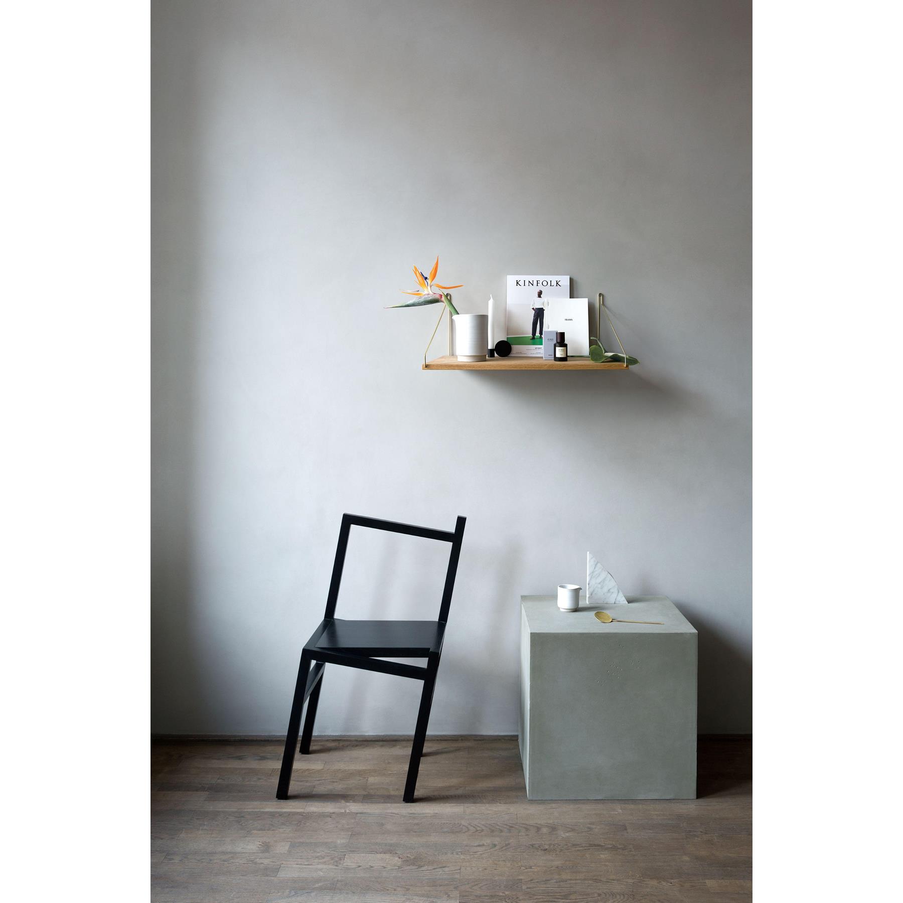Frama Shelf wandplank 40x20 naturel|zwart