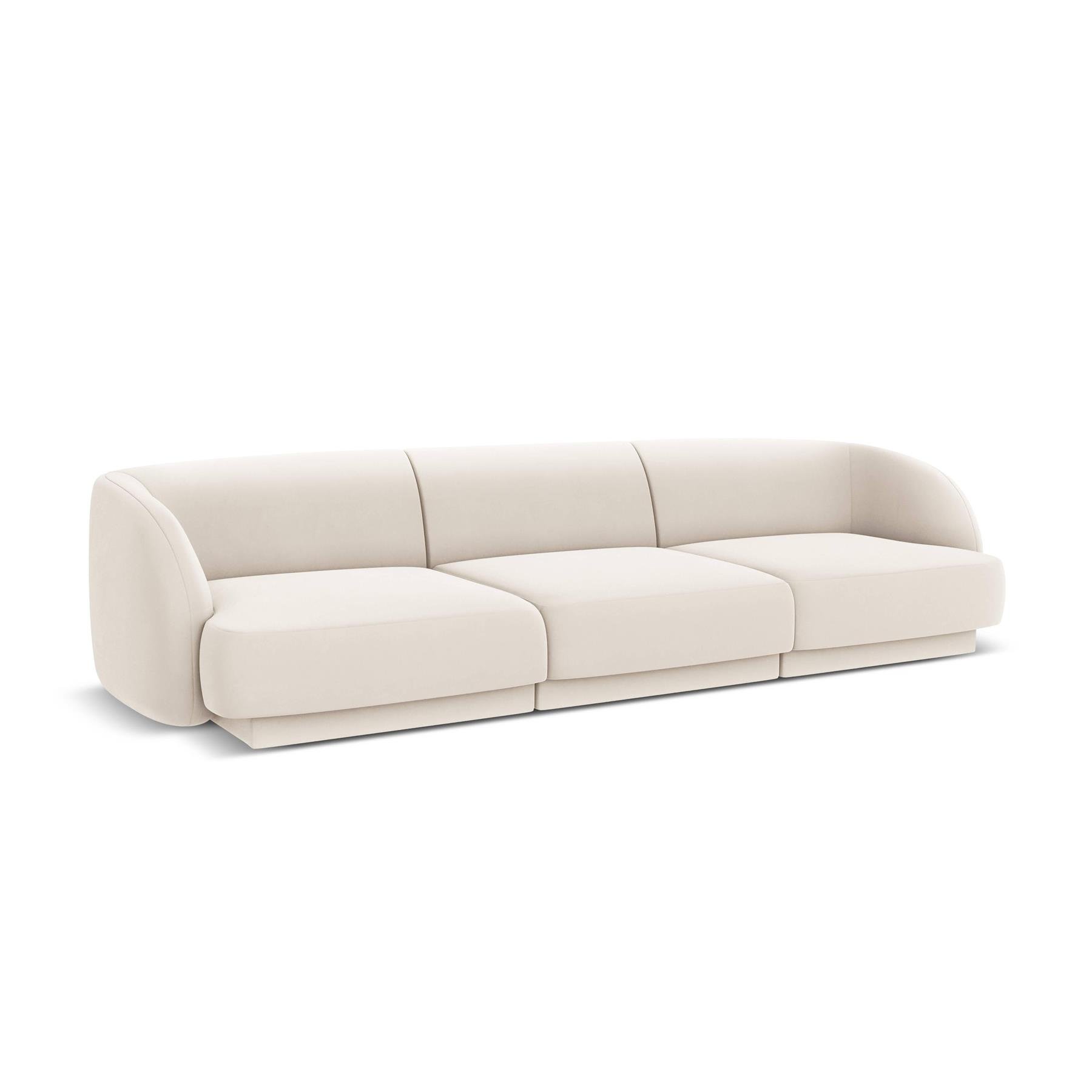 Micadoni Miley 3-zitsbank - Velvet - Crème