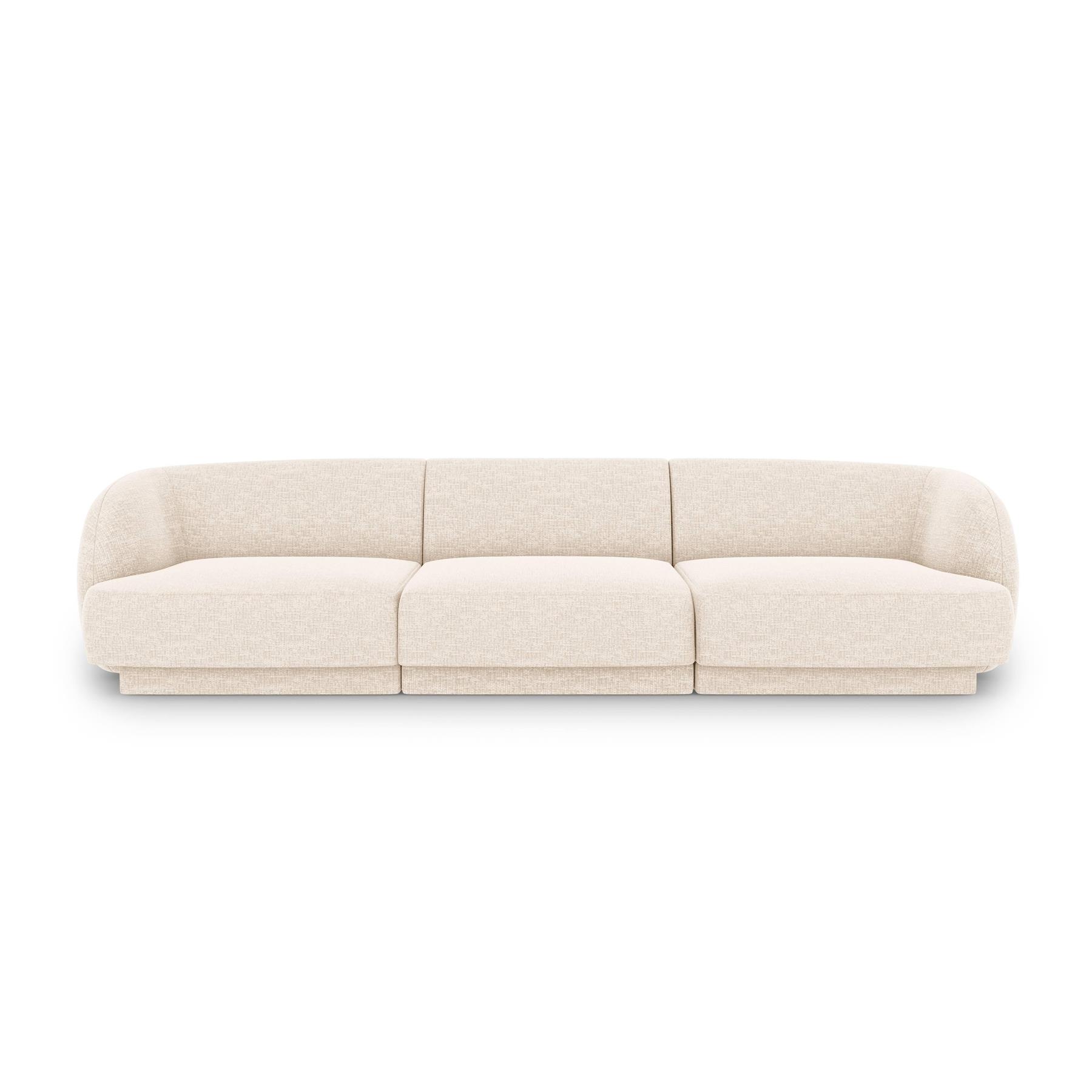 Micadoni Miley 3-zitsbank - Chenille - Crème