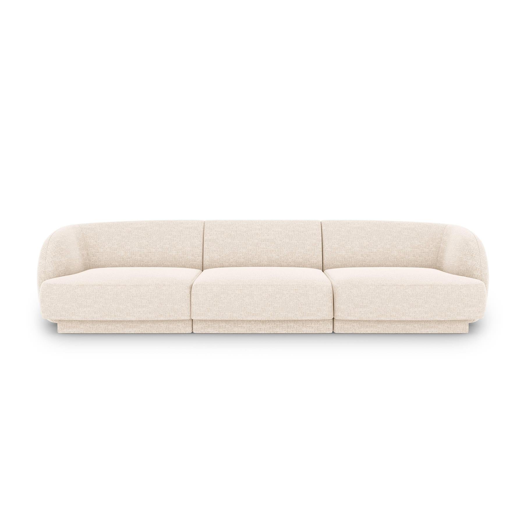 Micadoni Miley 3-zitsbank - Chenille - Crème