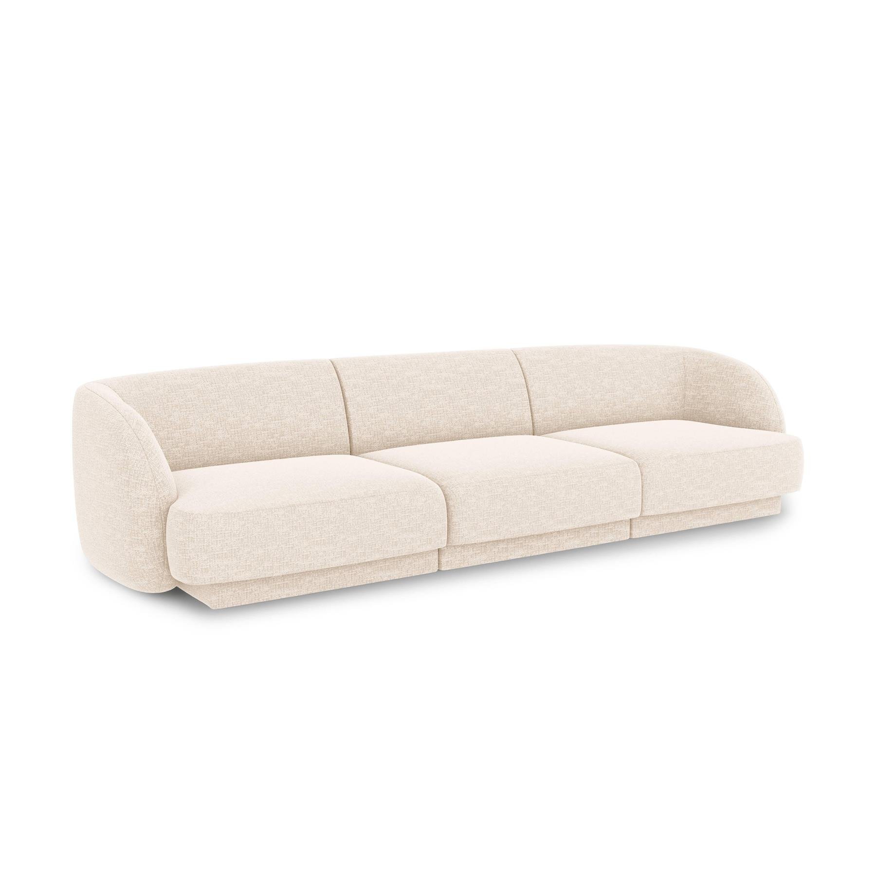 Micadoni Miley 3-zitsbank - Chenille - Crème