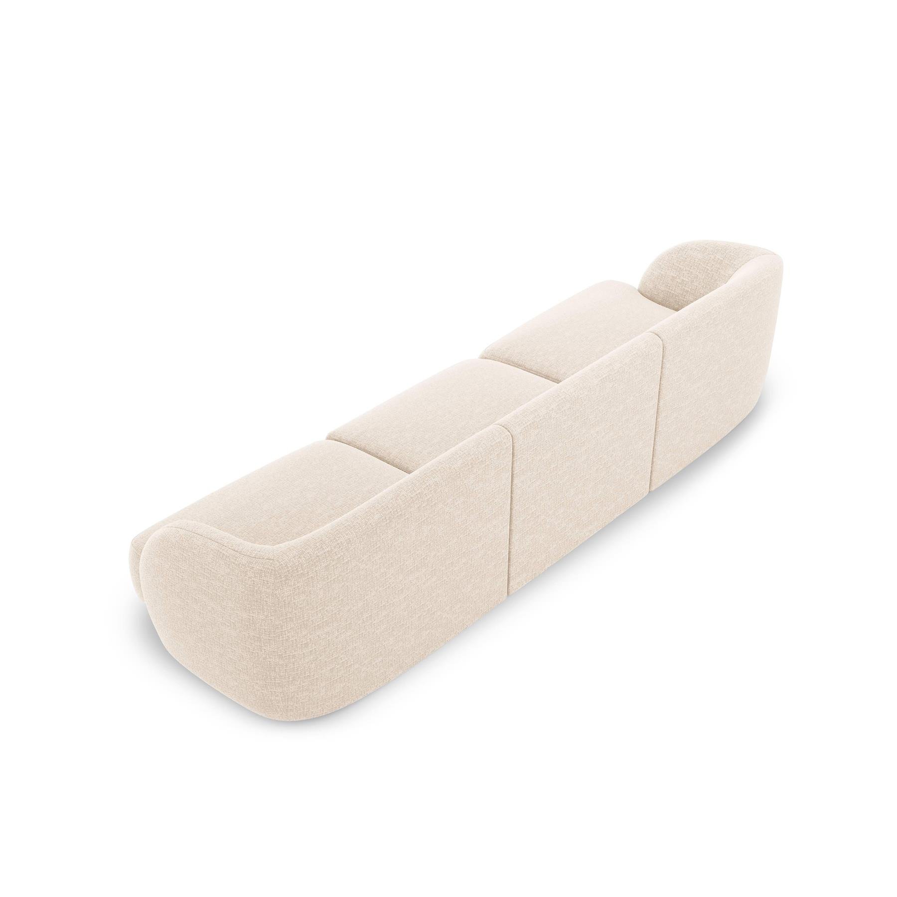 Micadoni Miley 3-zitsbank - Chenille - Crème