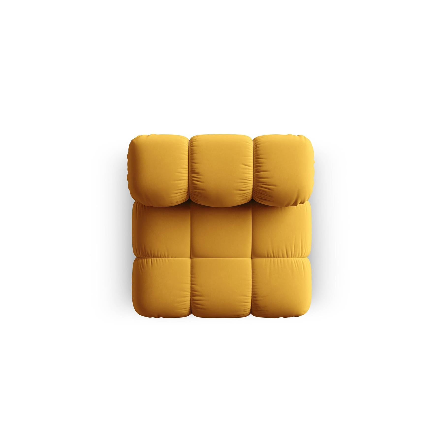 Milo Casa Tropea Modulair Bank Element - Middenstuk - Okergeel