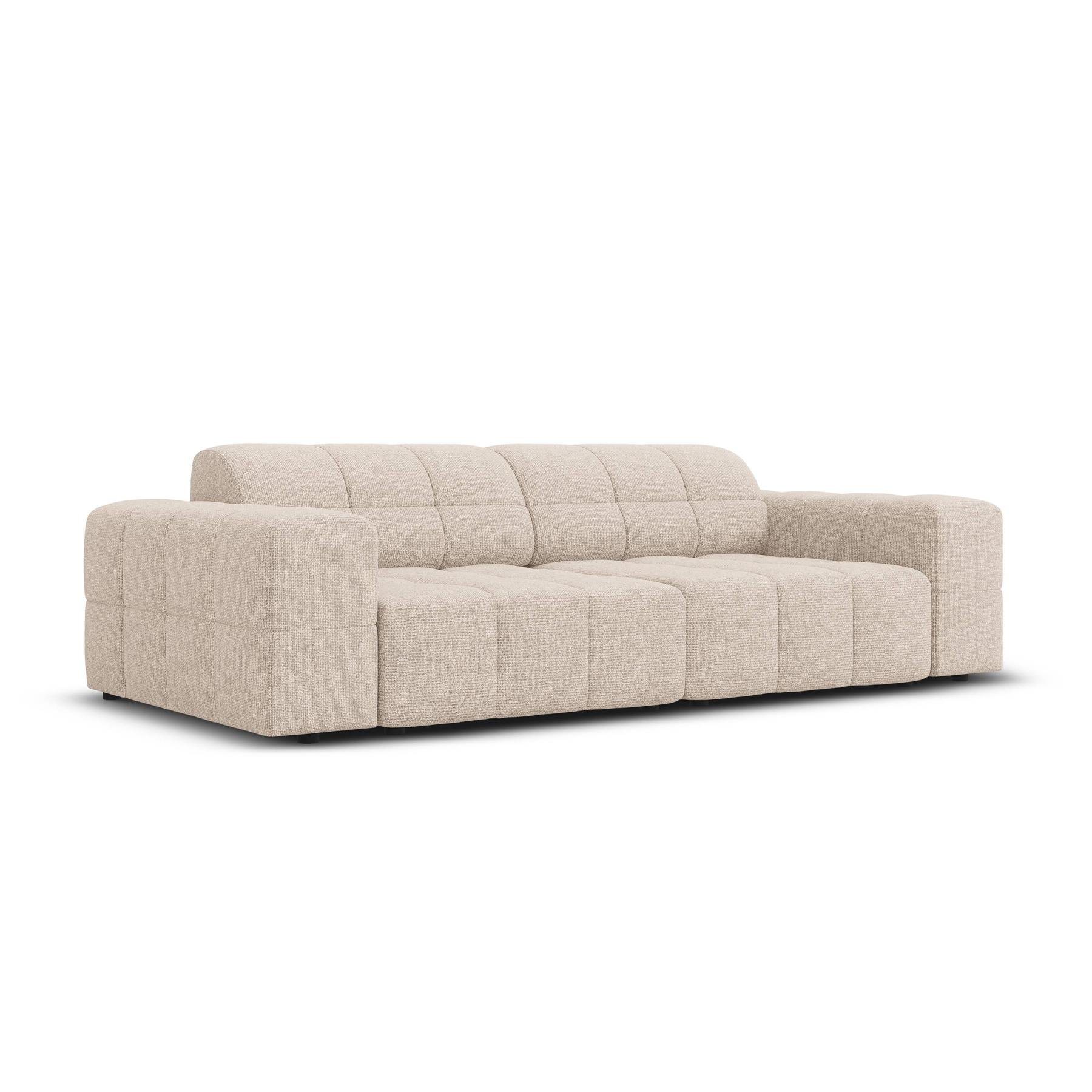 Cosmopolitan Design Chicago 3-zitsbank - Chenille - Lichtbeige