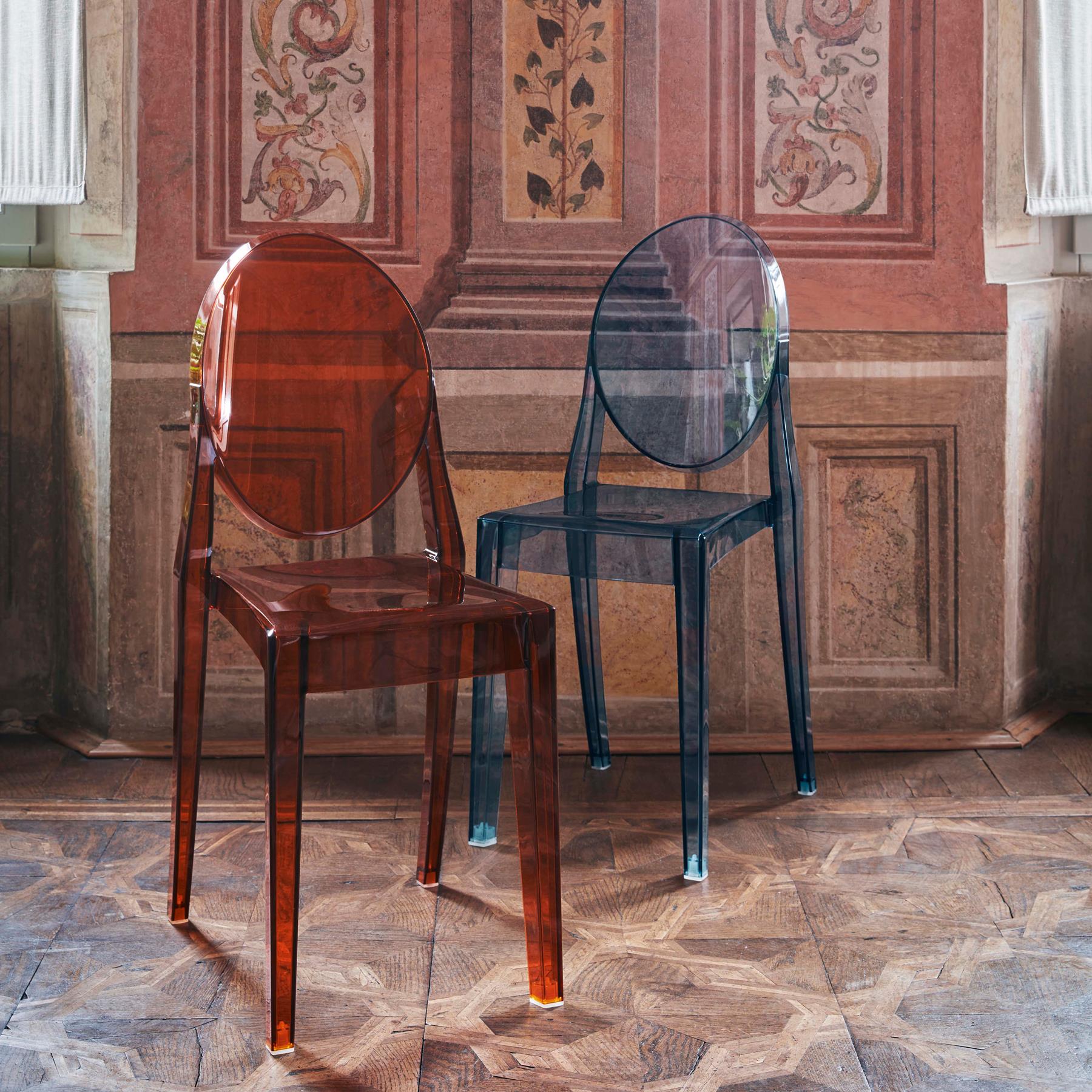 Kartell Victoria Ghost Eetkamerstoel - Poederblauw