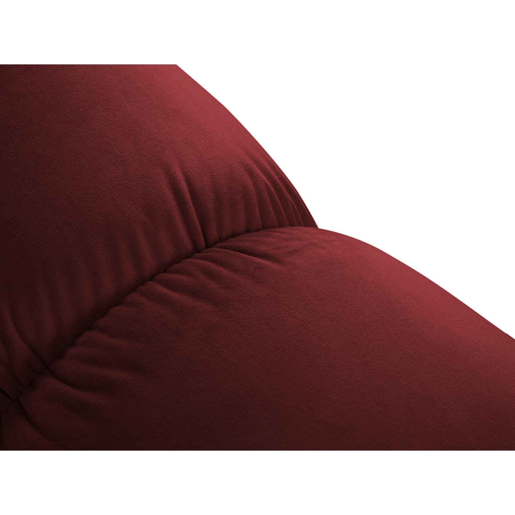 Milo Casa Tropea Modulair Bank Element - Middenstuk - Bordeauxrood