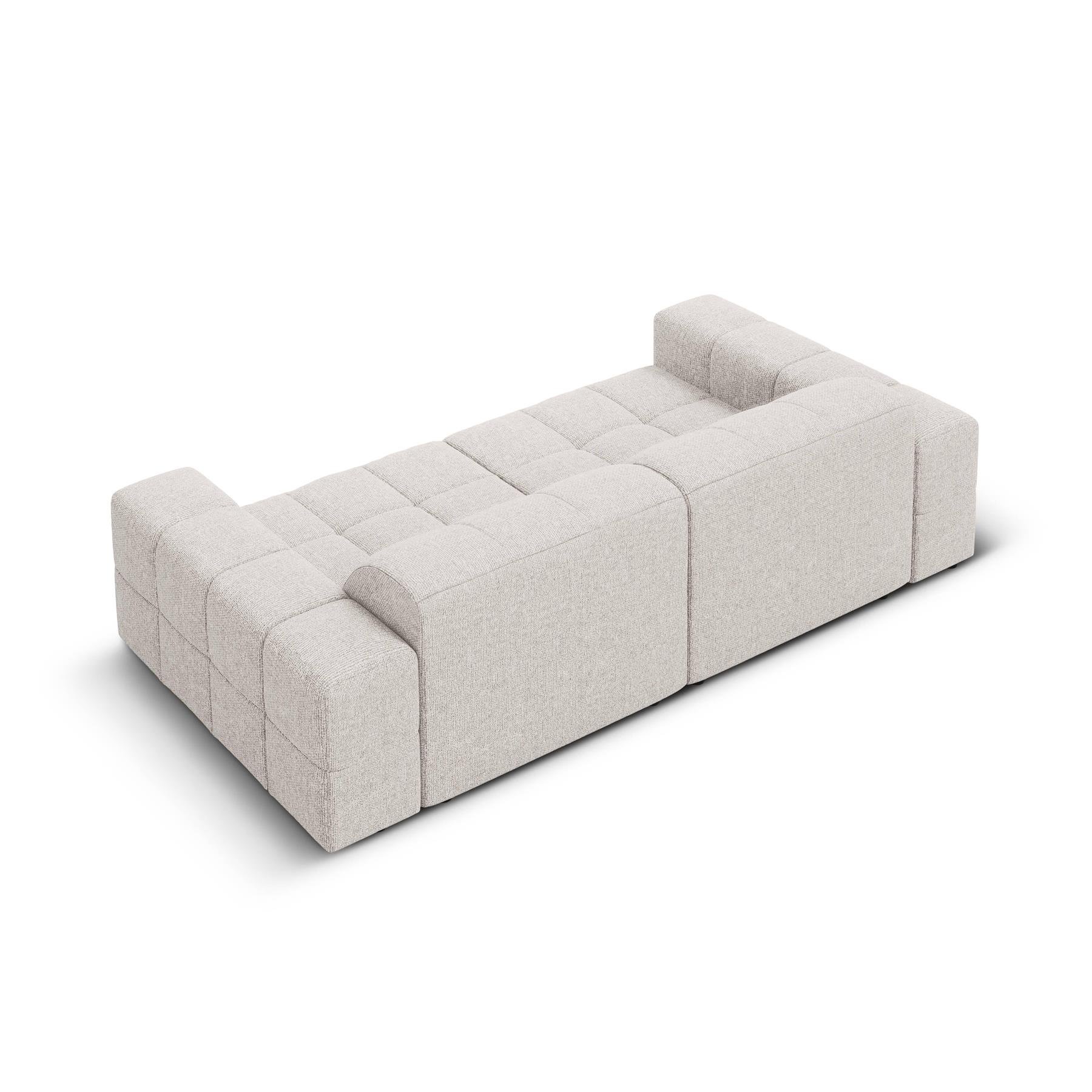 Cosmopolitan Design Chicago 3-zitsbank - Chenille - Lichtgrijs