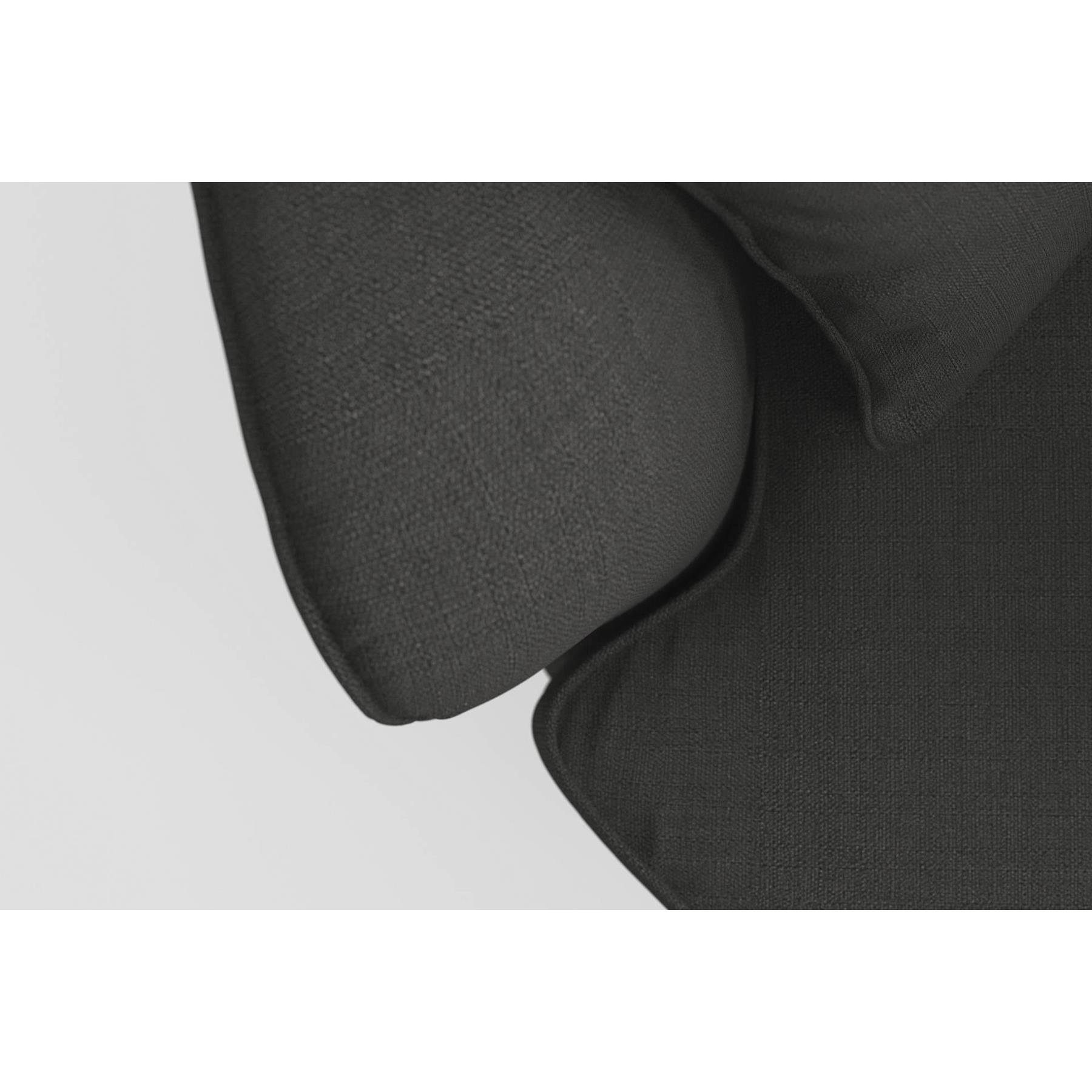 NADUVI Collection Vendôme Draaibare Fauteuil - Linnen - Antraciet