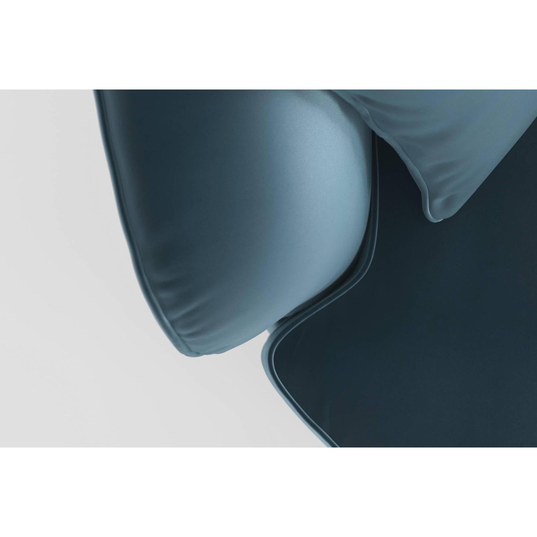 NADUVI Collection Vendôme Draaibare Fauteuil - Velvet - Lichtblauw