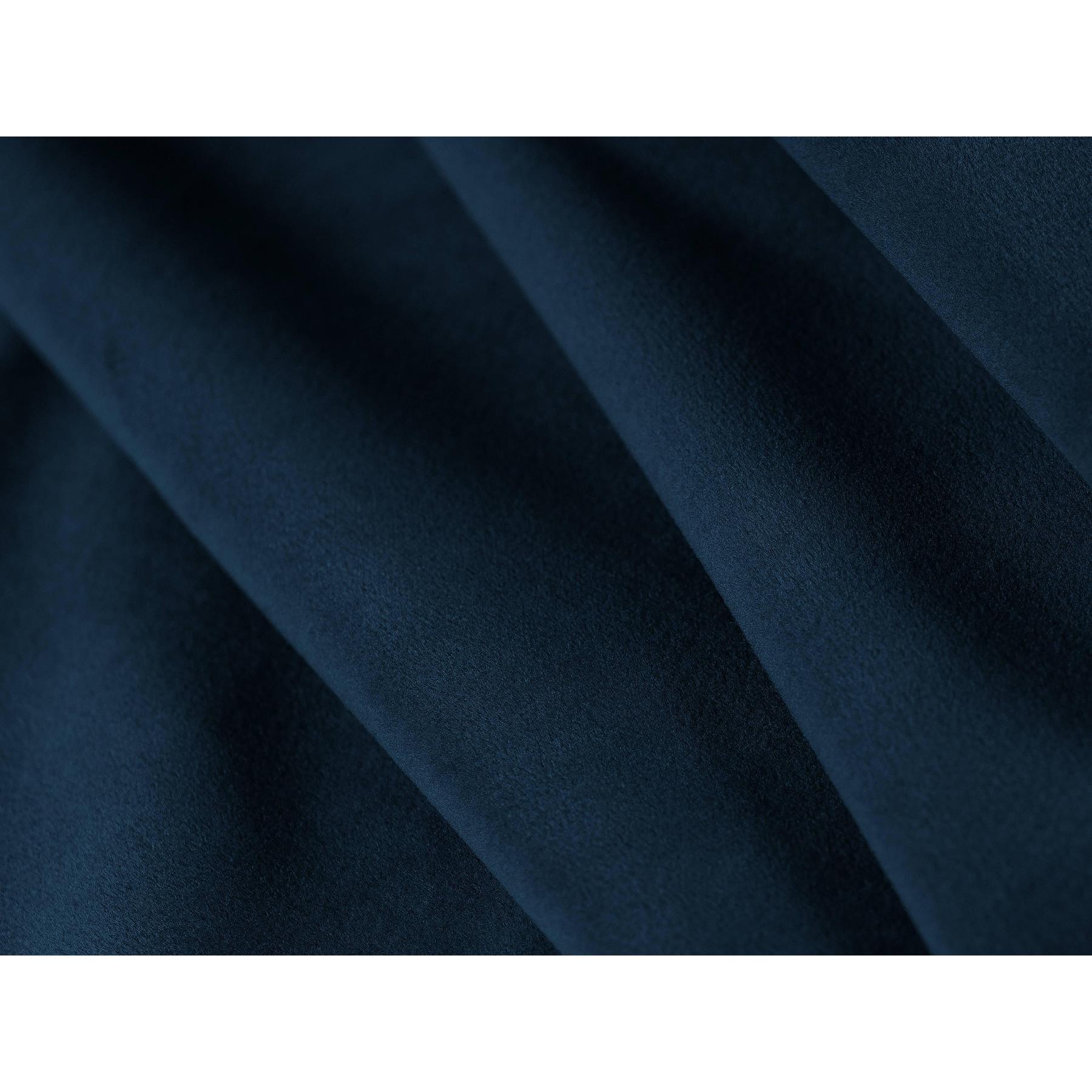 Micadoni Jodie Hoekbank Links 4-zits - Fluweel - Donkerblauw