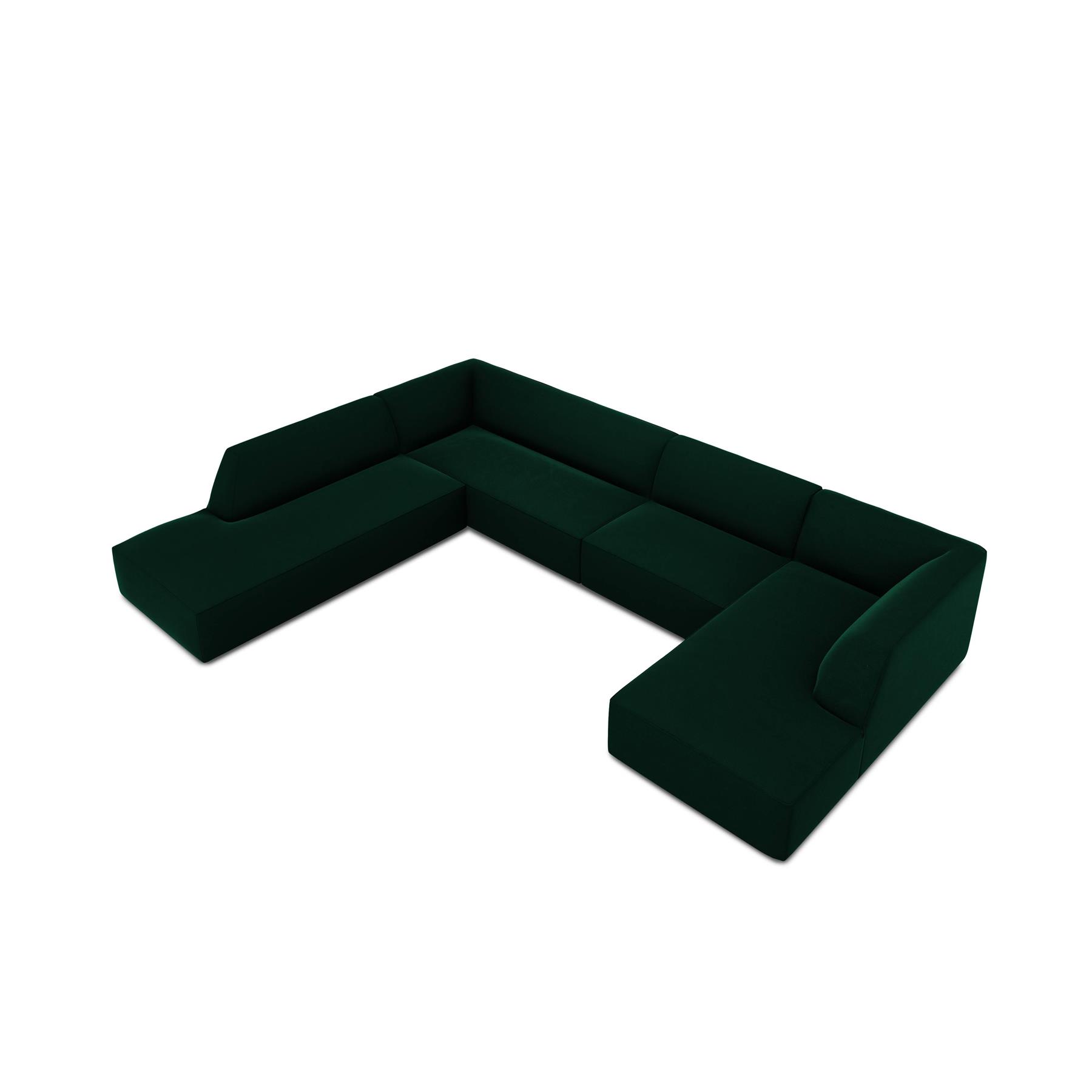 Windsor & Co Sao U-bank - Hoek Links - Velvet - Flessengroen