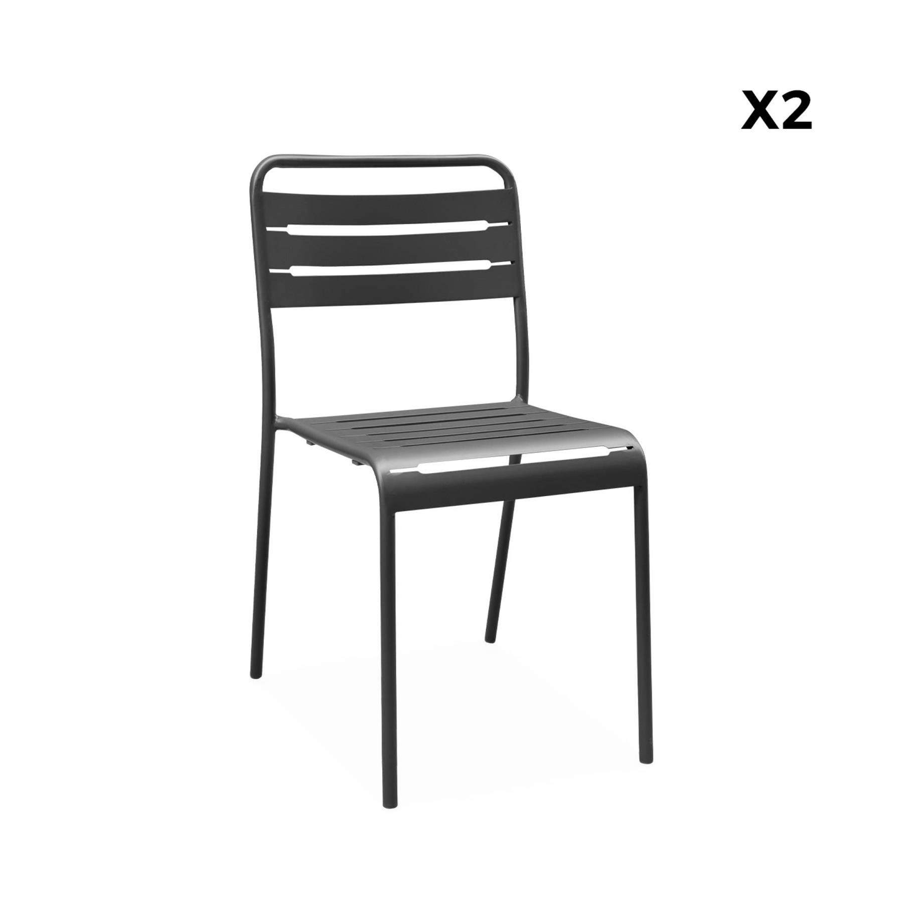 sweeek - Stalen tuinstoel (set van 2)