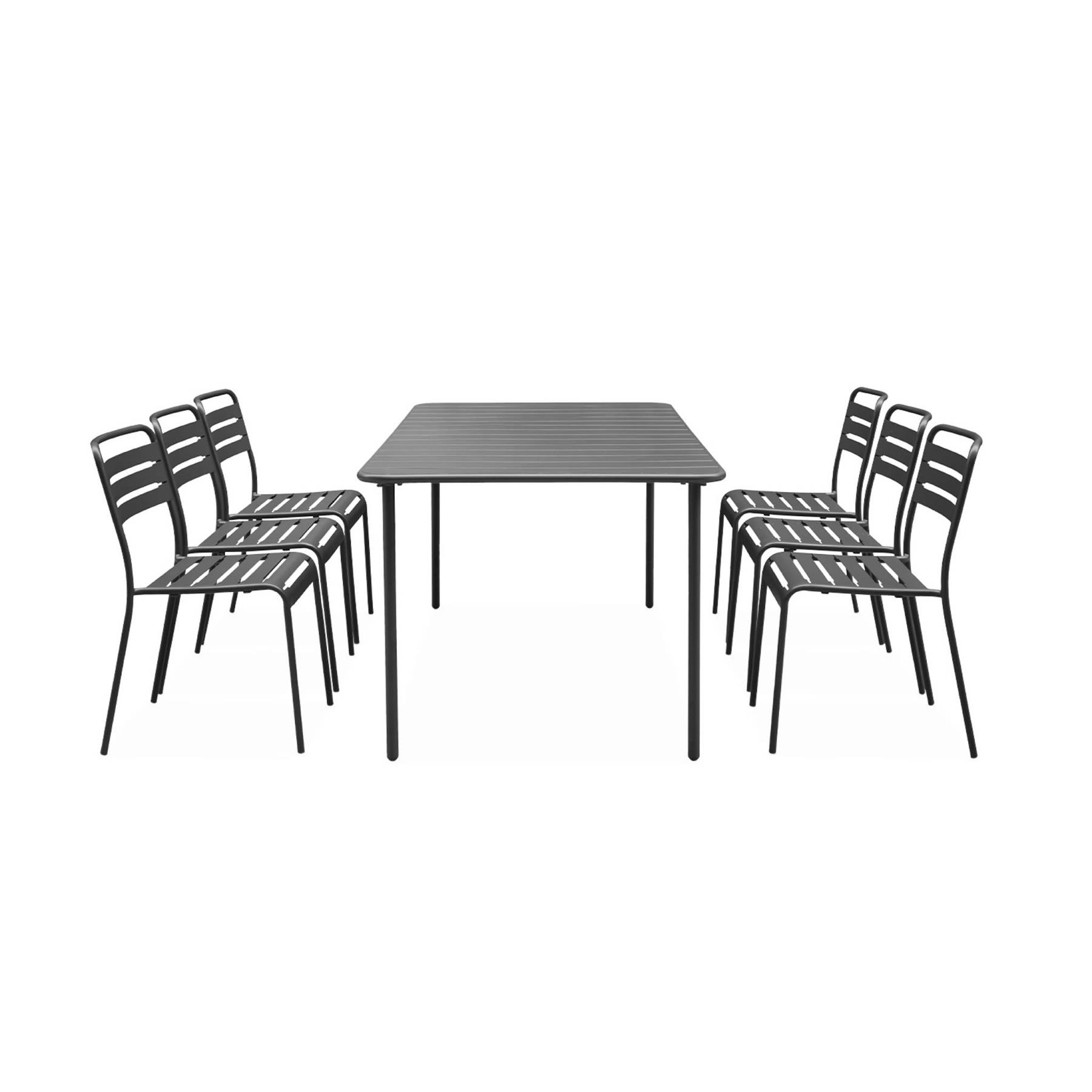 sweeek - Tuinset met 6 stoelen
