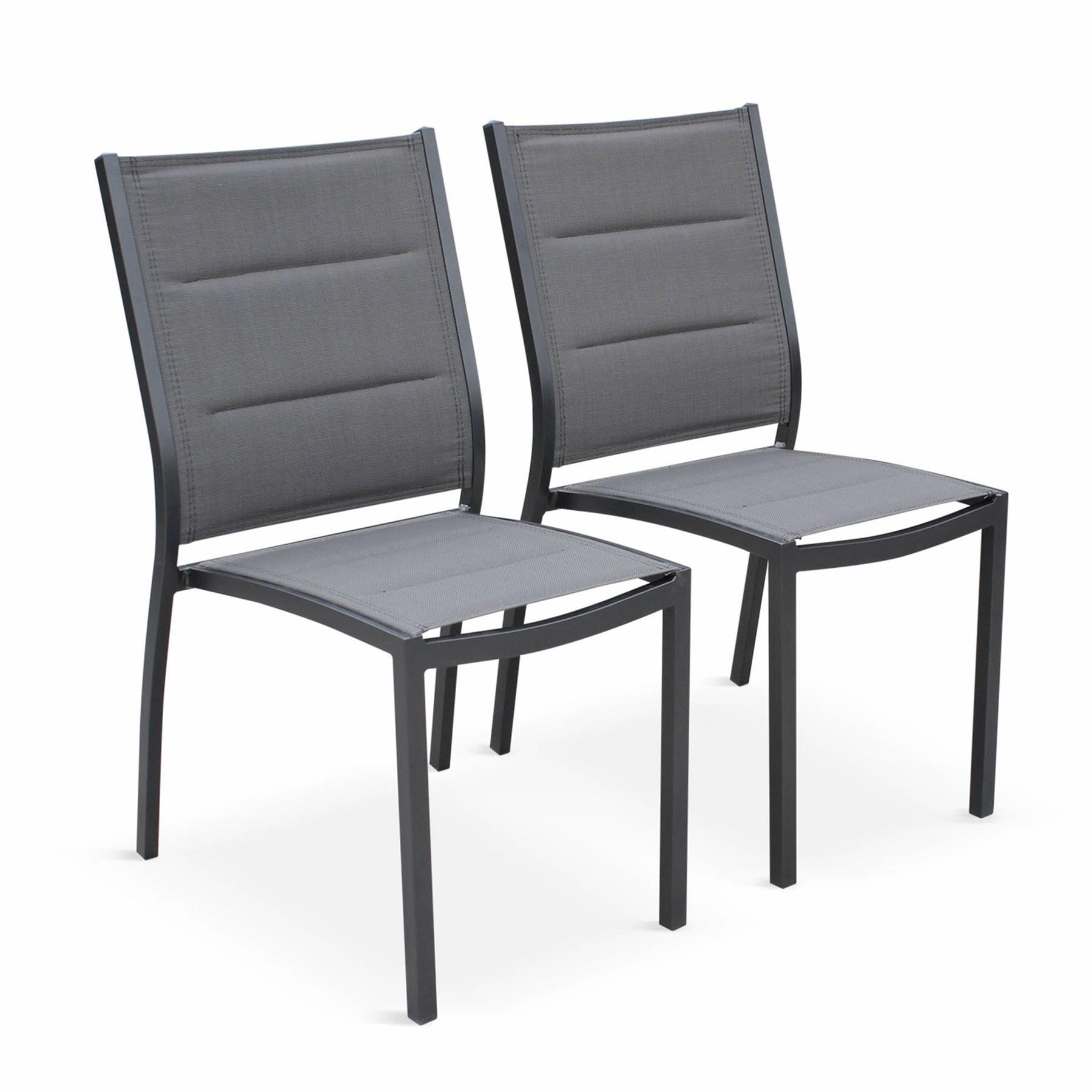 sweeek - Uitschuifbare aluminium tuinset 10 plaatsen