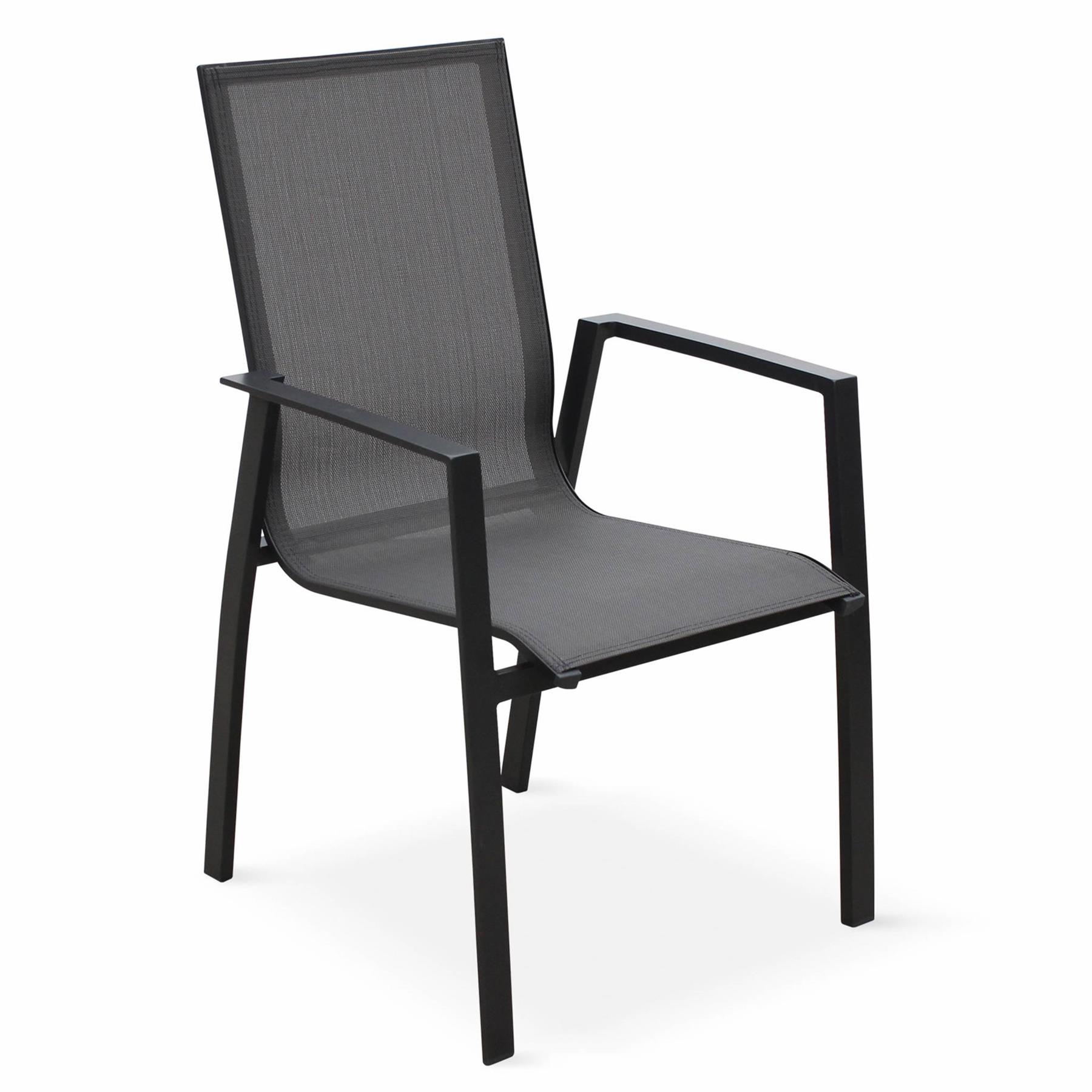 sweeek - Uitschuifbare aluminium tuinset