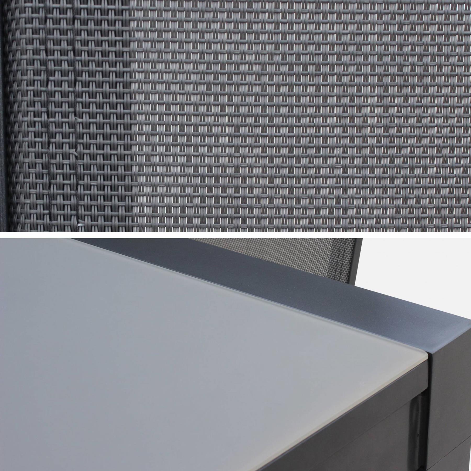 sweeek - Uitschuifbare aluminium tuinset