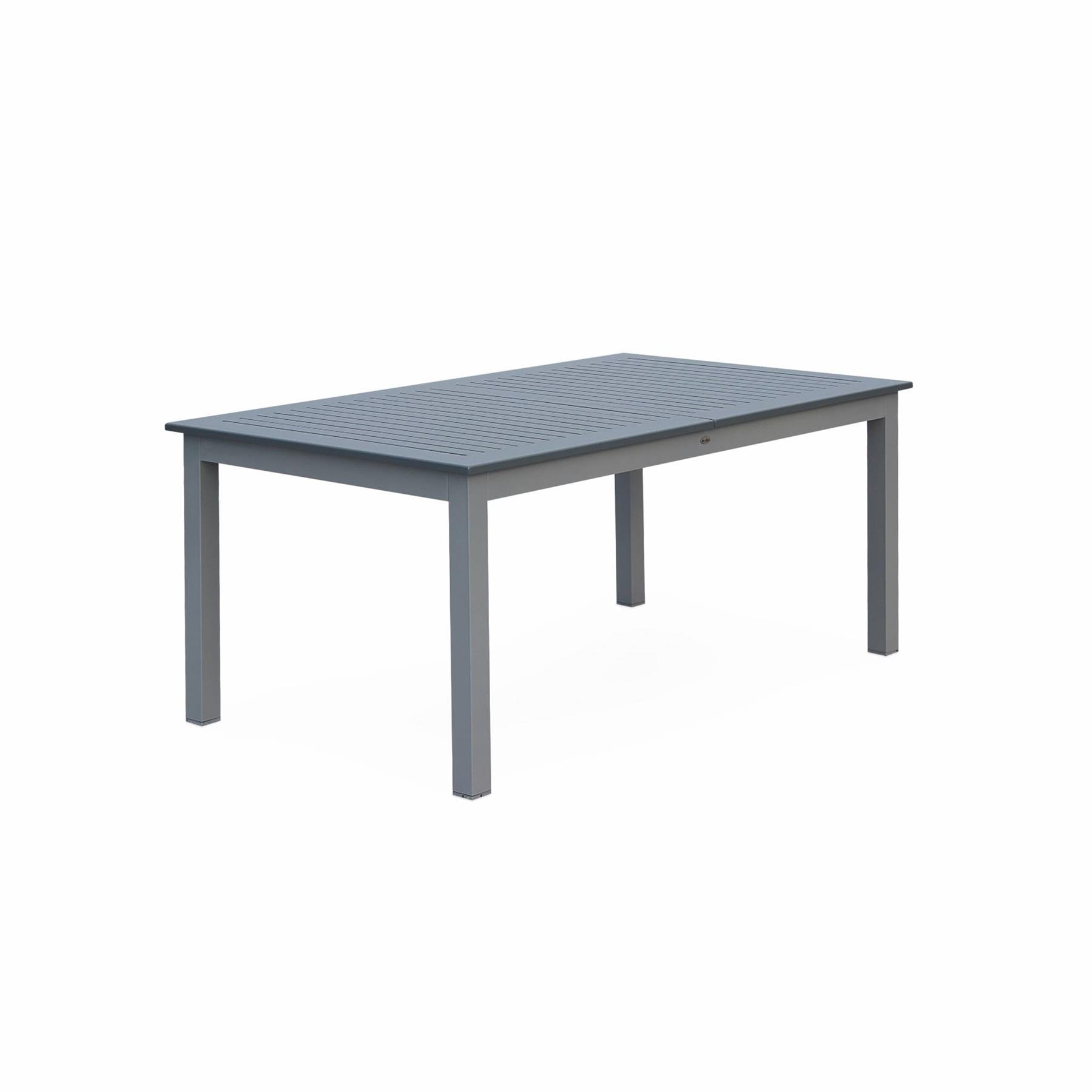 sweeek - Uitschuifbare aluminium tuintafel voor 8 personen