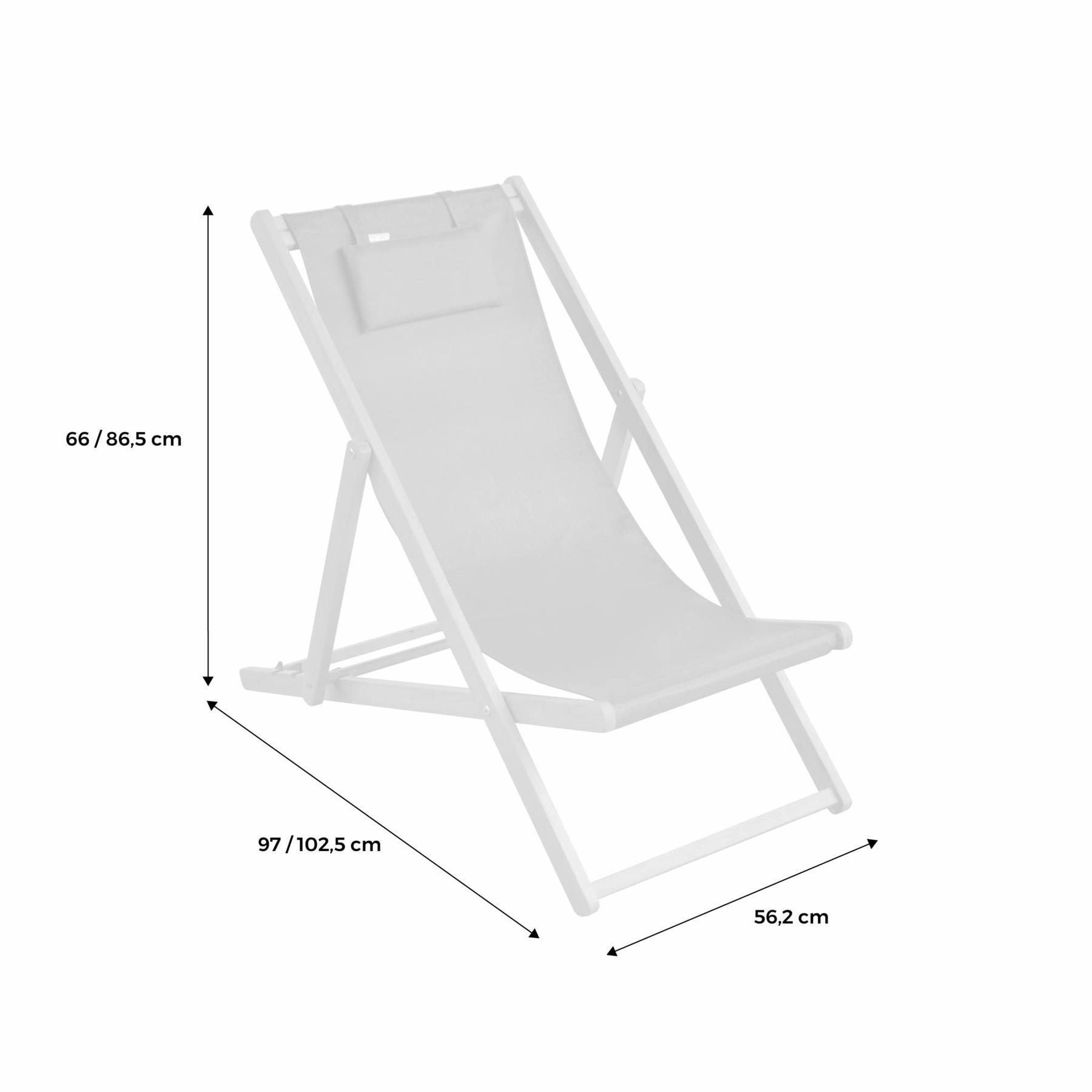 sweeek - Set van twee textileen strandstoelen