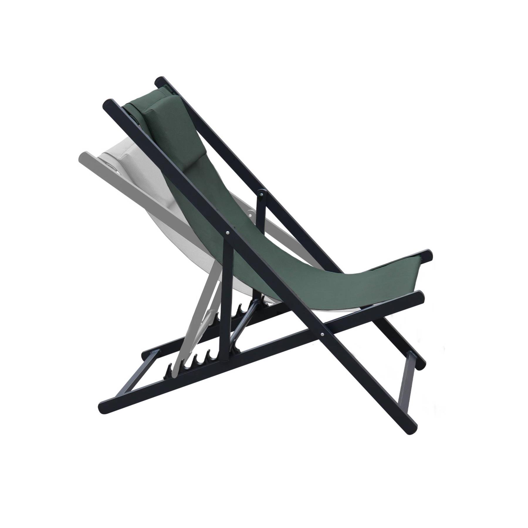 sweeek - Set van 2 aluminium strandstoelen