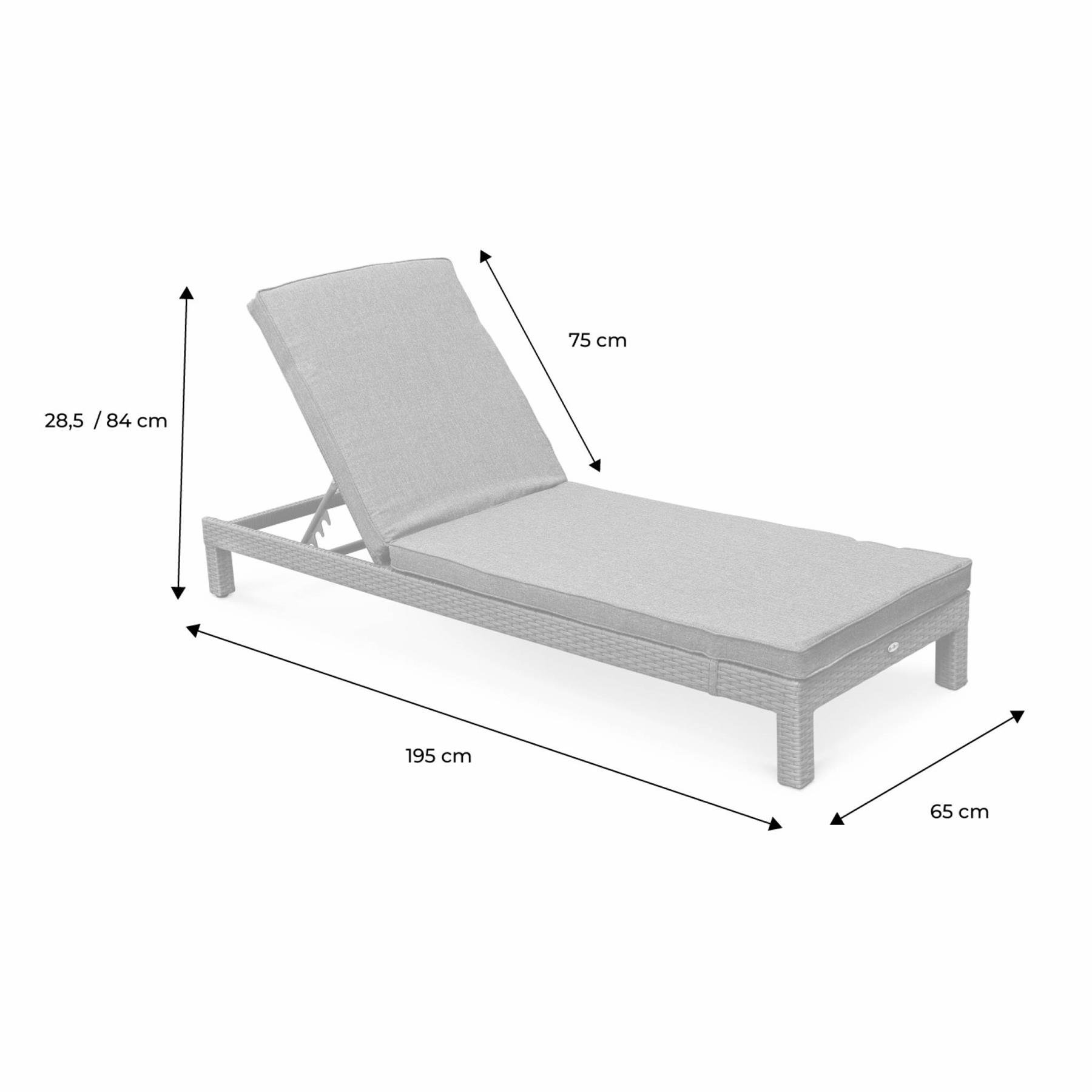 sweeek - Wicker ligbed, set van 2