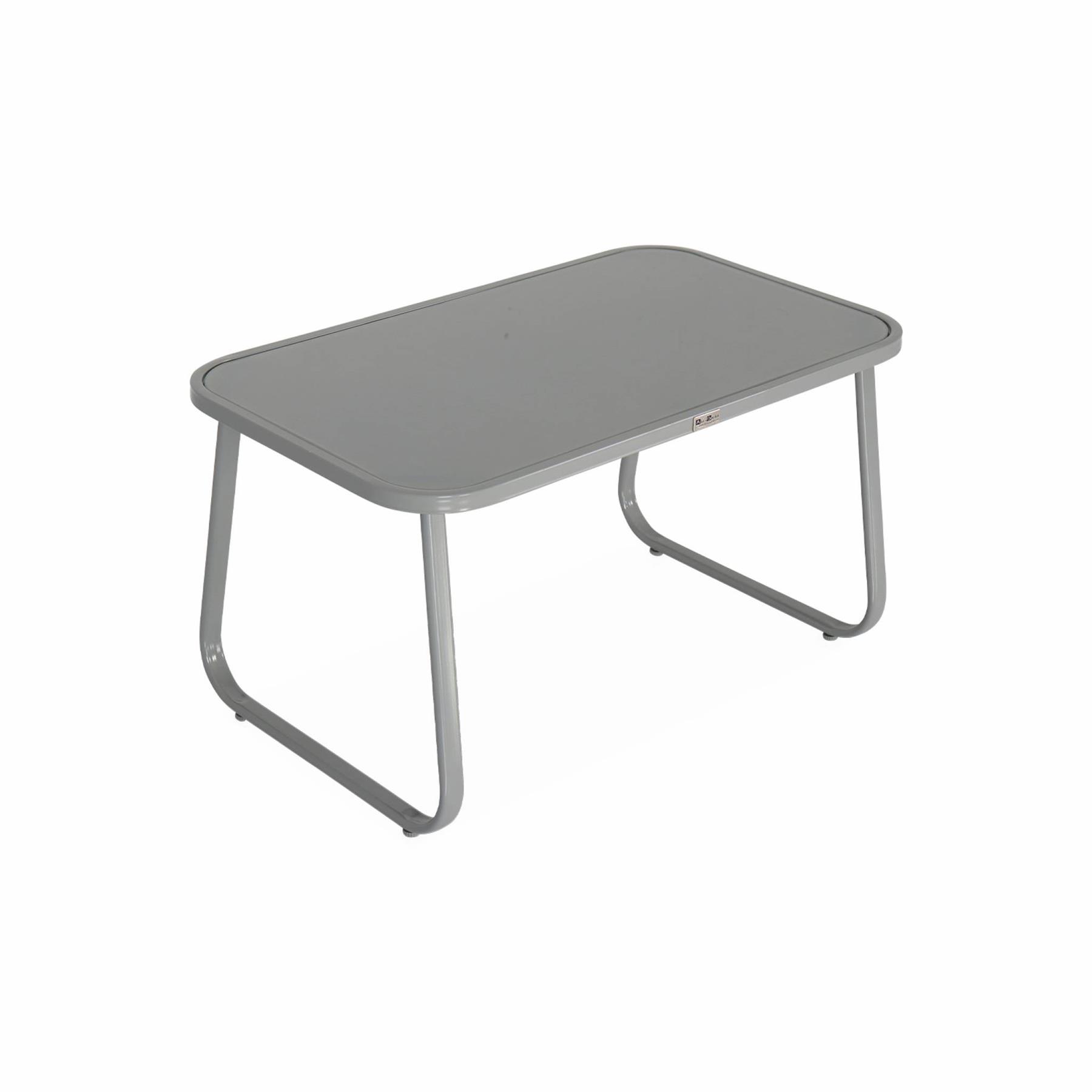 sweeek - 4-zits metalen tuinmeubelset