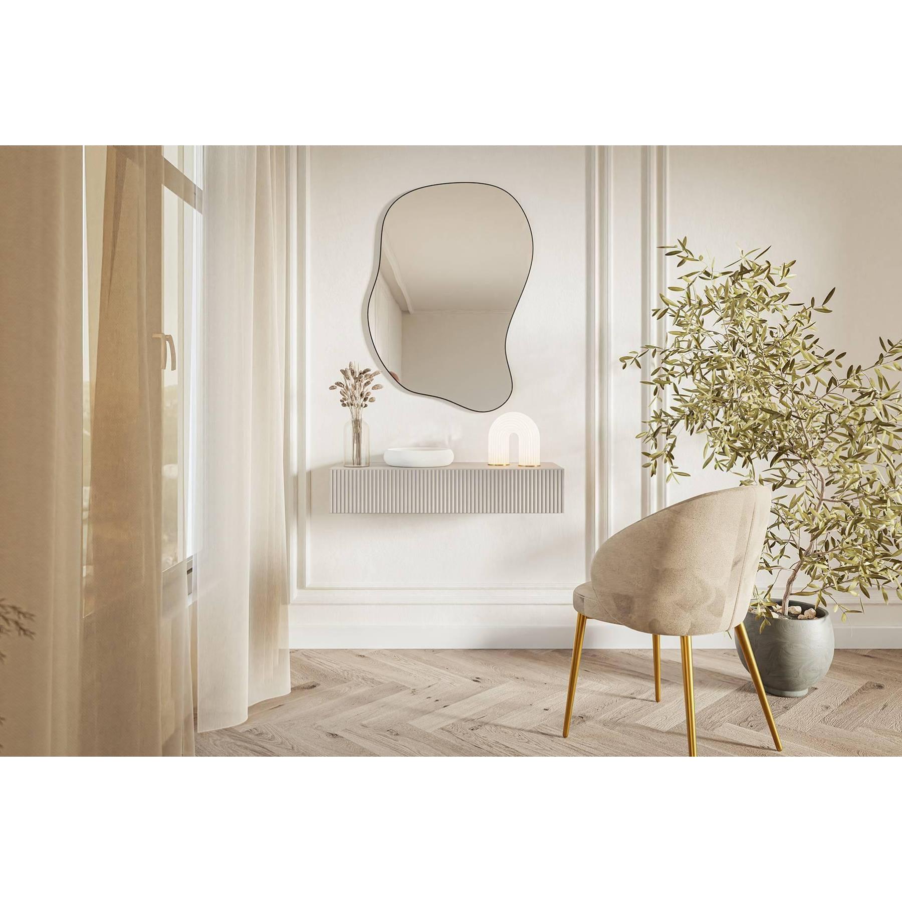 NADUVI Collection Vesper Sidetable Zwevend - Greige