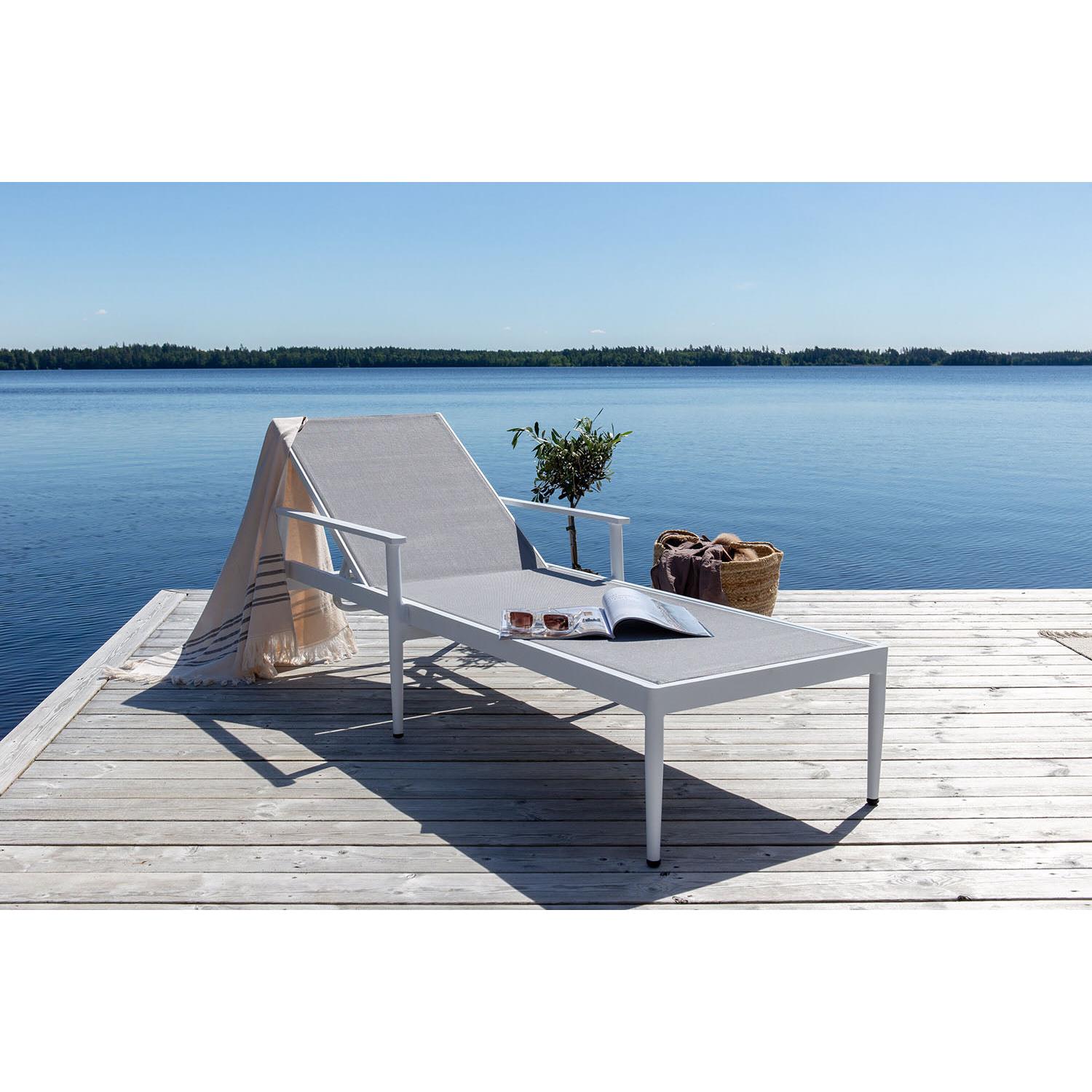 Rebellenclub Solis Tuin Ligbed - Set van 2 - Wit