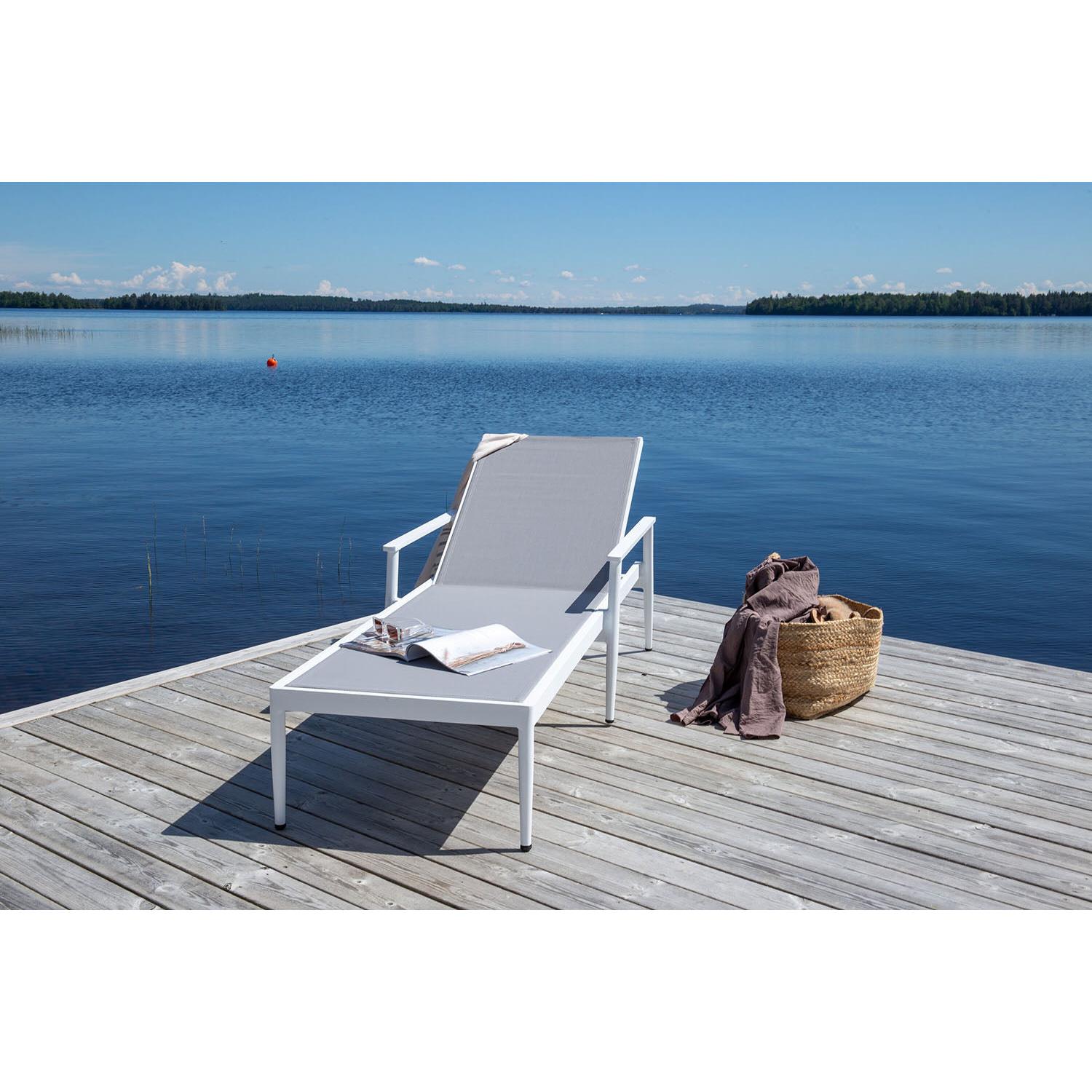 Rebellenclub Solis Tuin Ligbed - Set van 2 - Wit