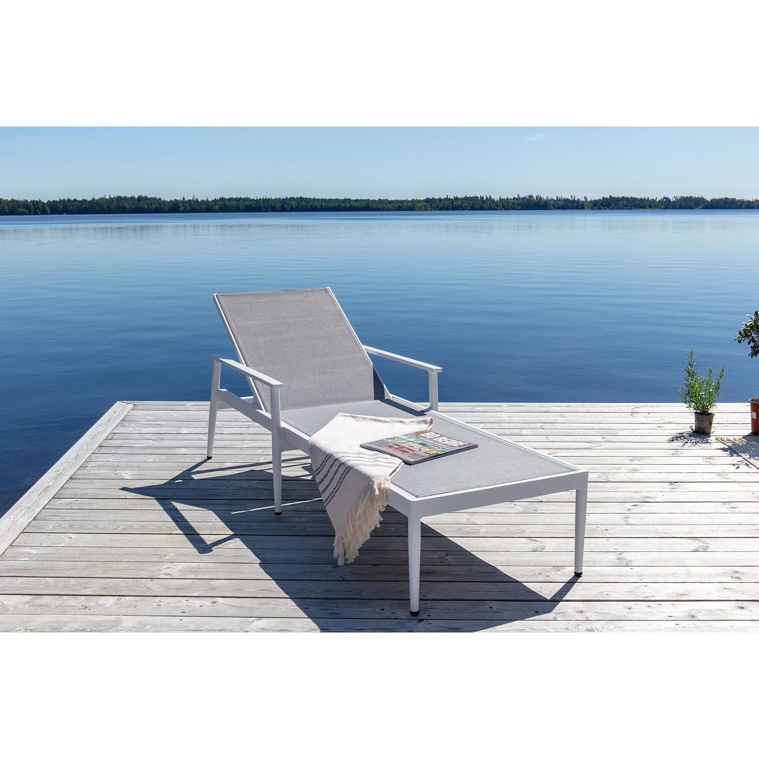 Rebellenclub Solis Tuin Ligbed - Set van 2 - Wit