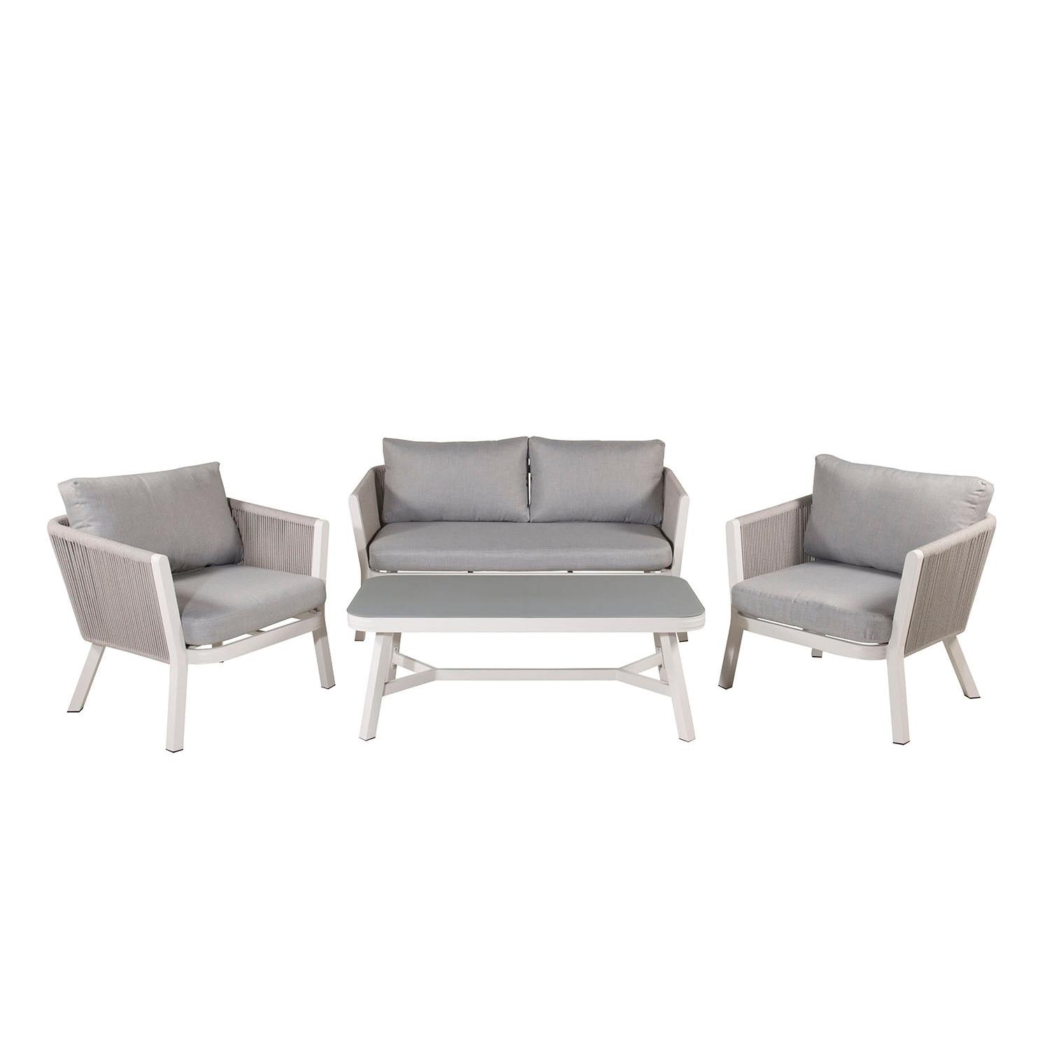 Rebellenclub Amary Loungeset - Wit