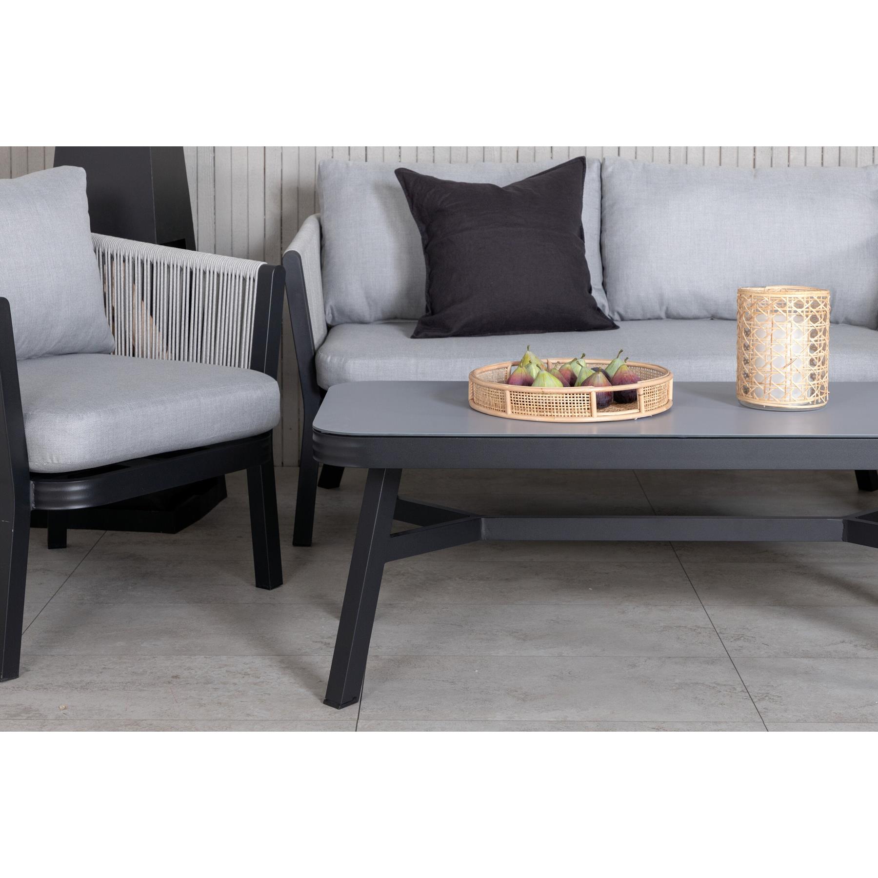 Rebellenclub Amary Loungeset - Zwart