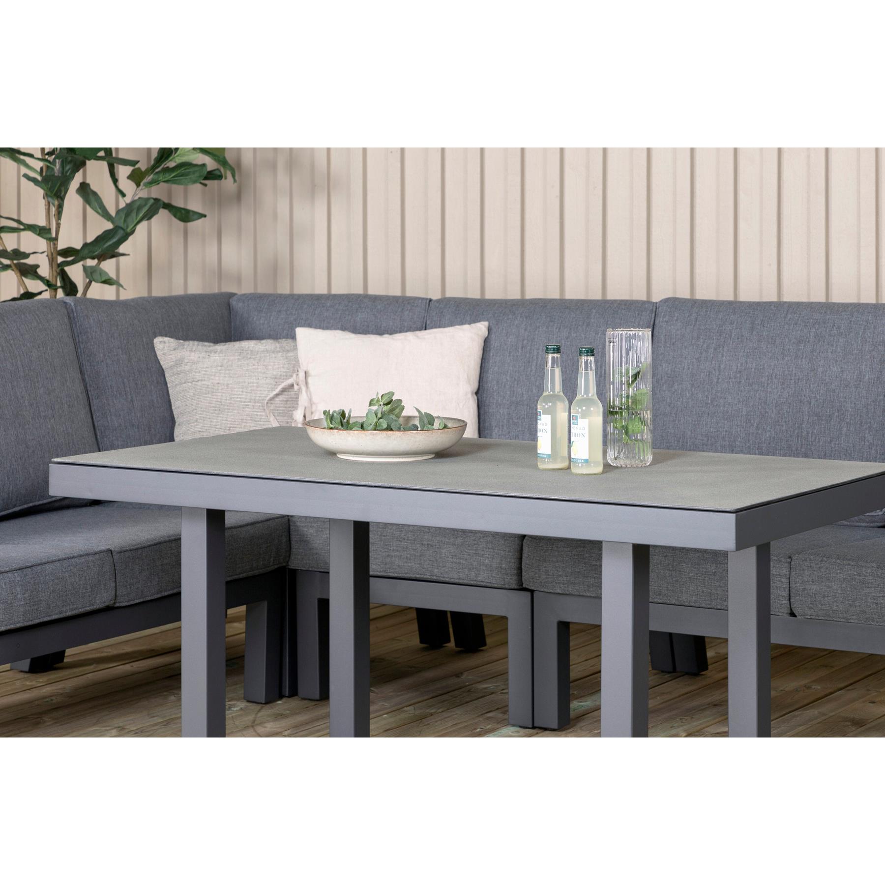 Rebellenclub Lilium Hoekloungeset - Zwart