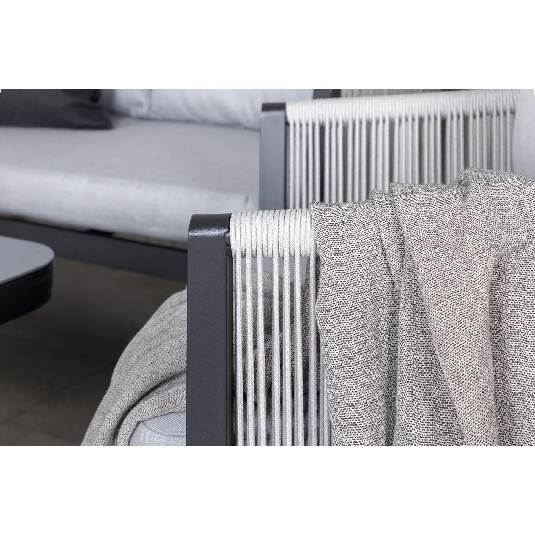 Rebellenclub Amary Loungeset - Zwart
