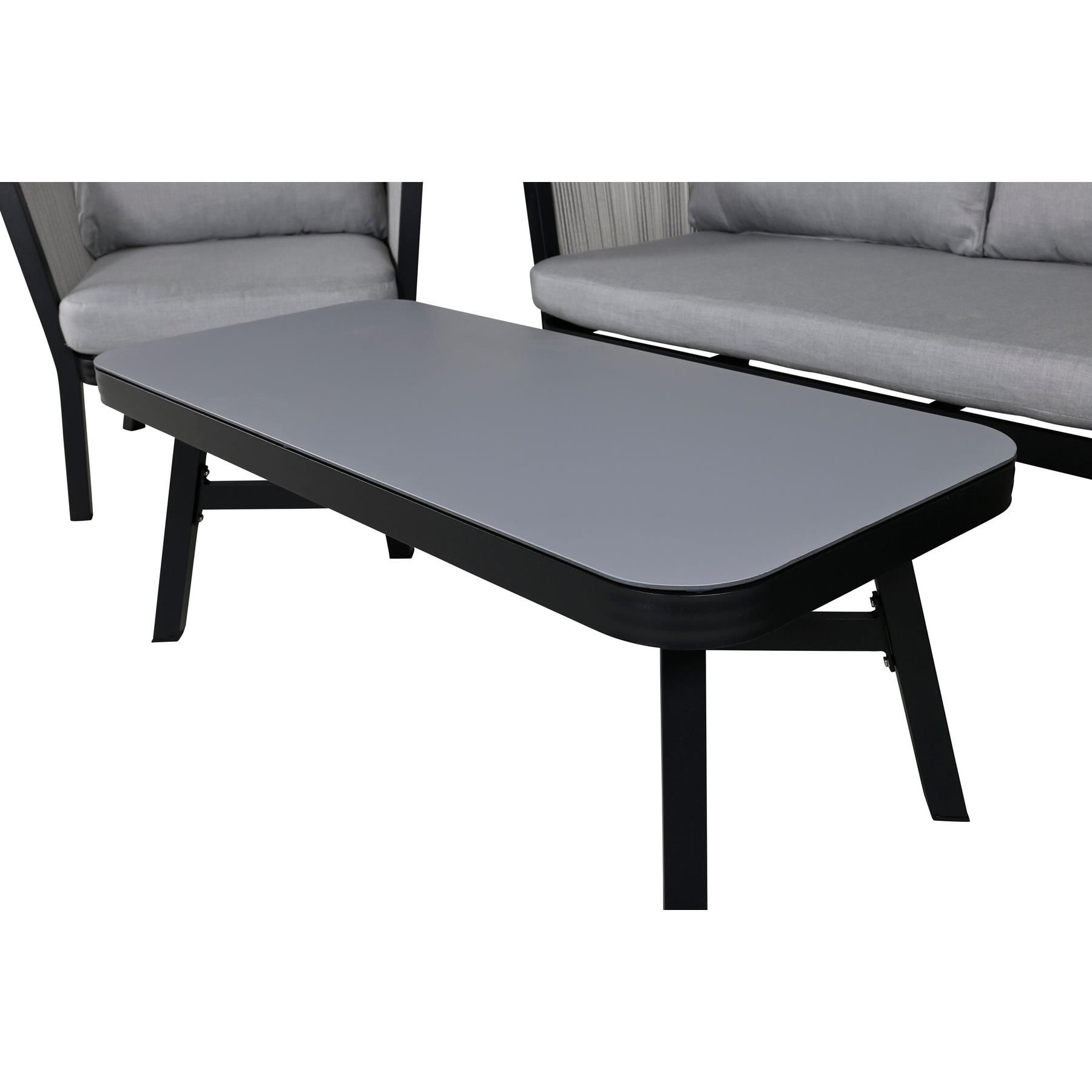 Rebellenclub Amary Loungeset - Zwart
