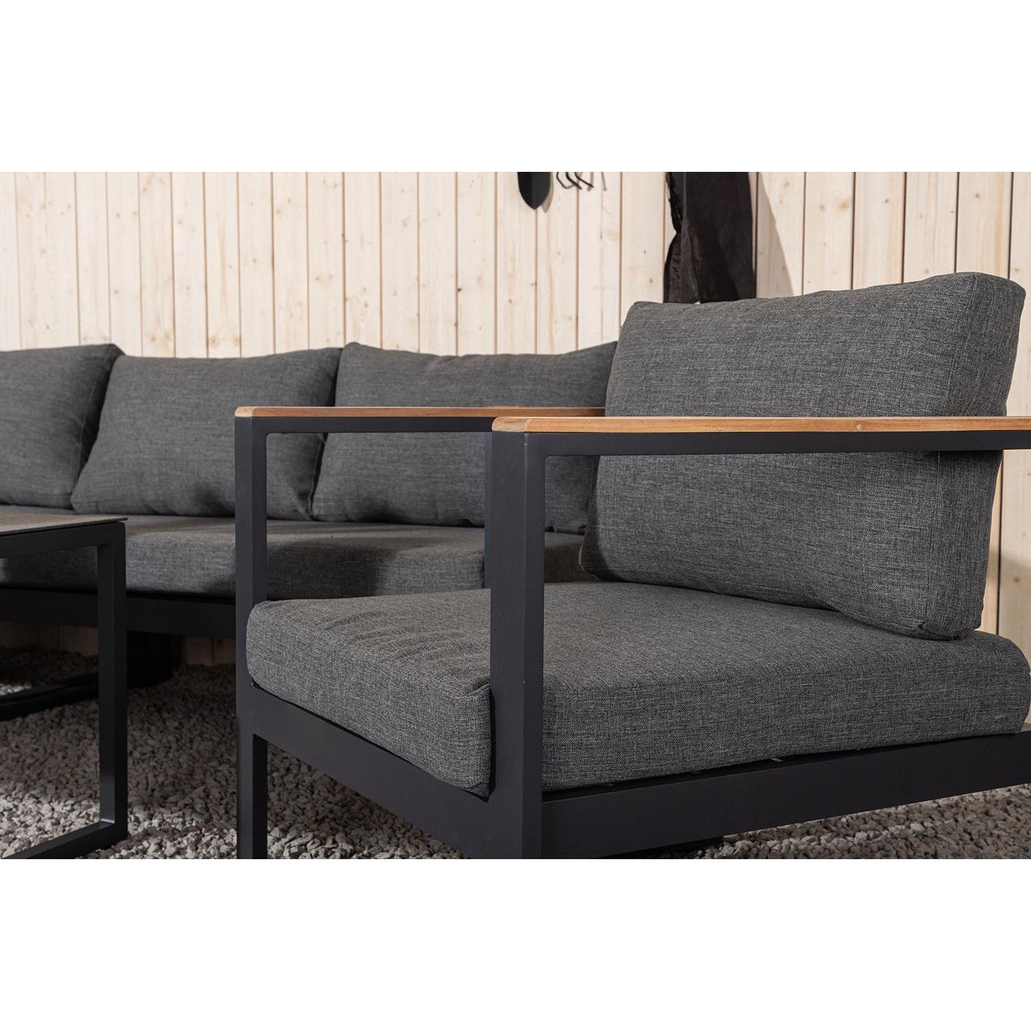 Rebellenclub Oasis Hoekloungeset - Grijs