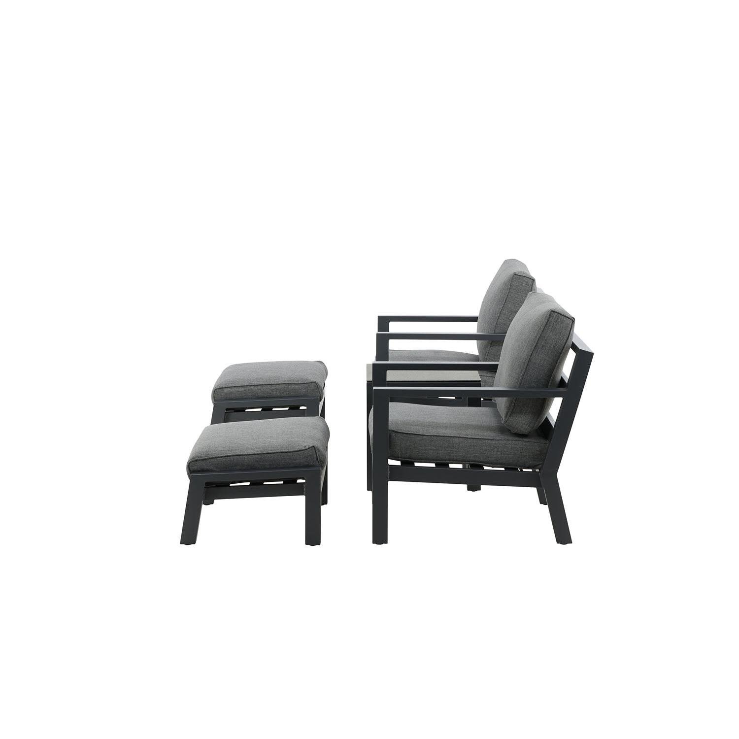 Rebellenclub Lilium Loungeset - Zwart