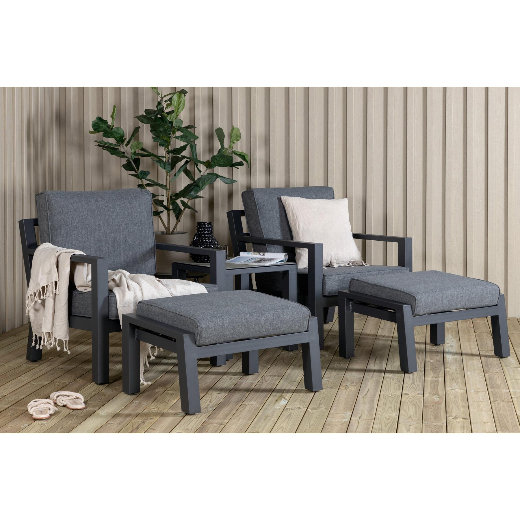 Rebellenclub Lilium Loungeset - Zwart