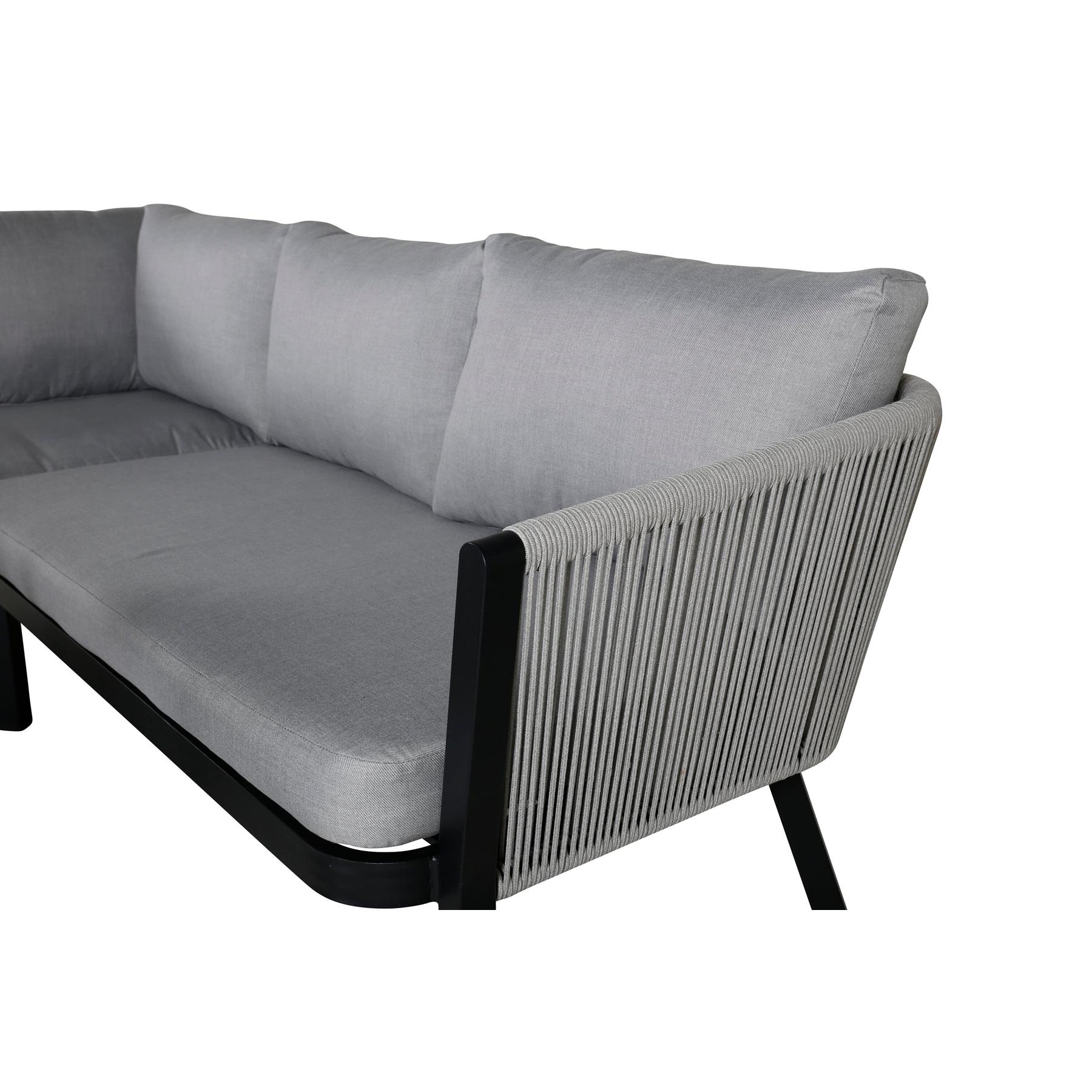 Rebellenclub Amary Hoekloungeset - Zwart