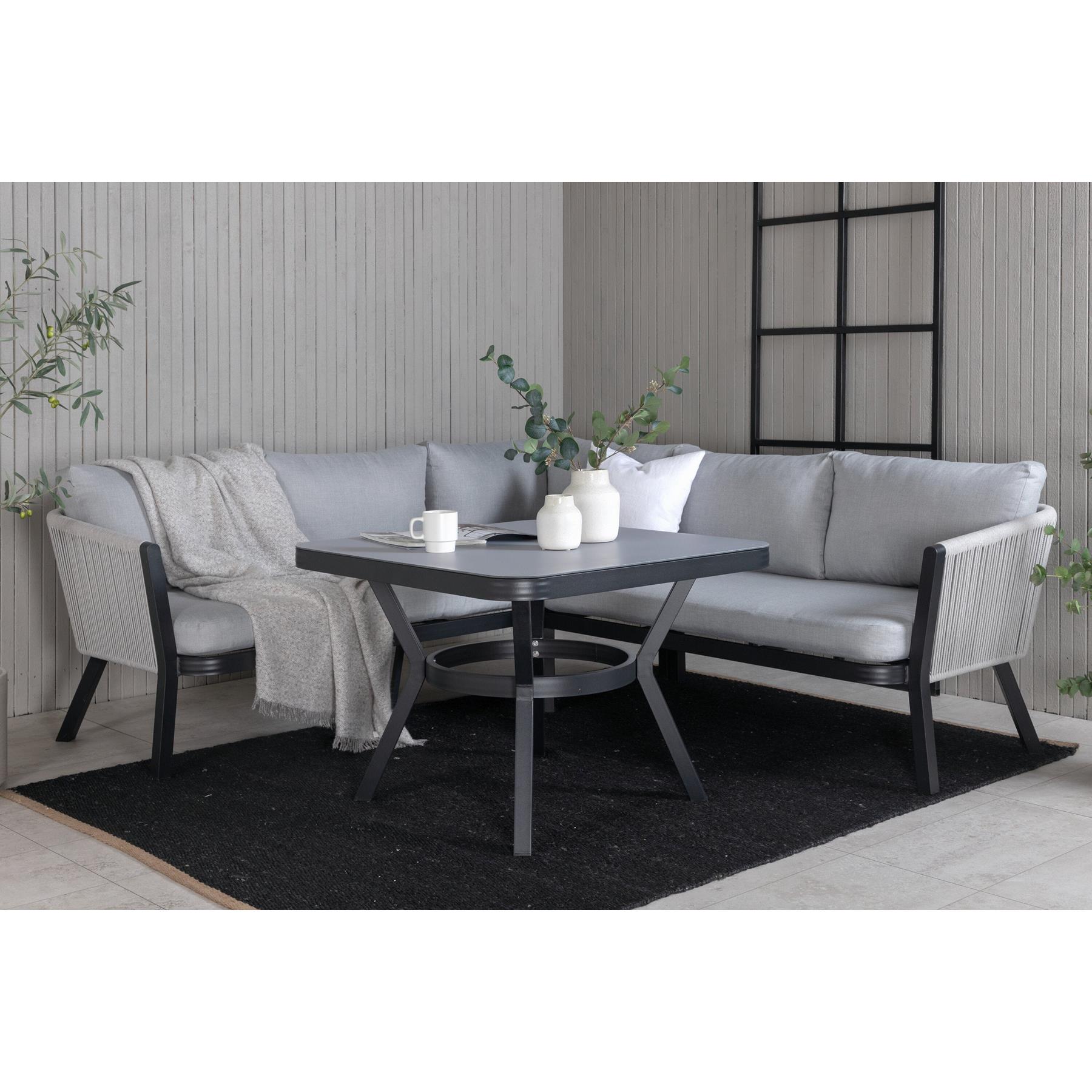 Rebellenclub Amary Hoekloungeset - Zwart