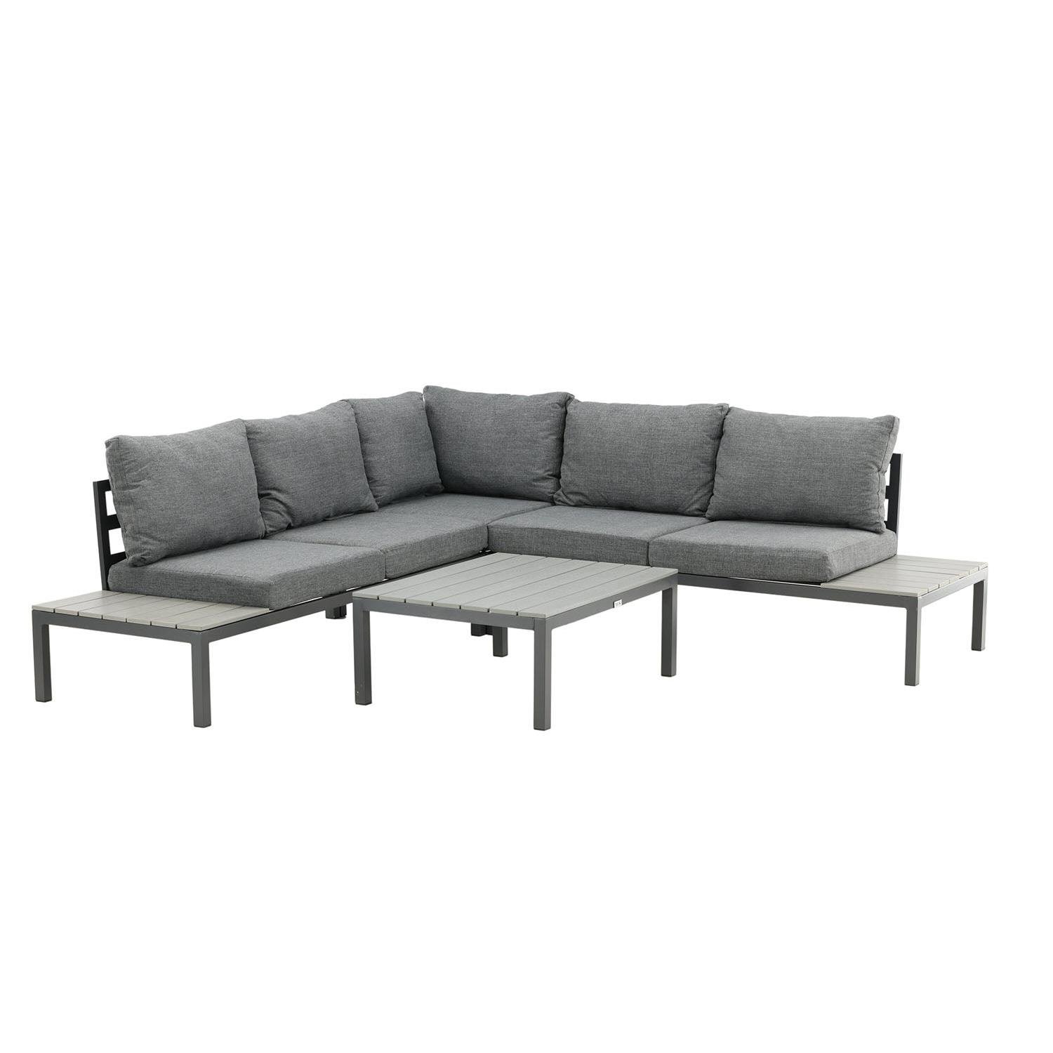 Rebellenclub Yarro Hoekloungeset - Zwart