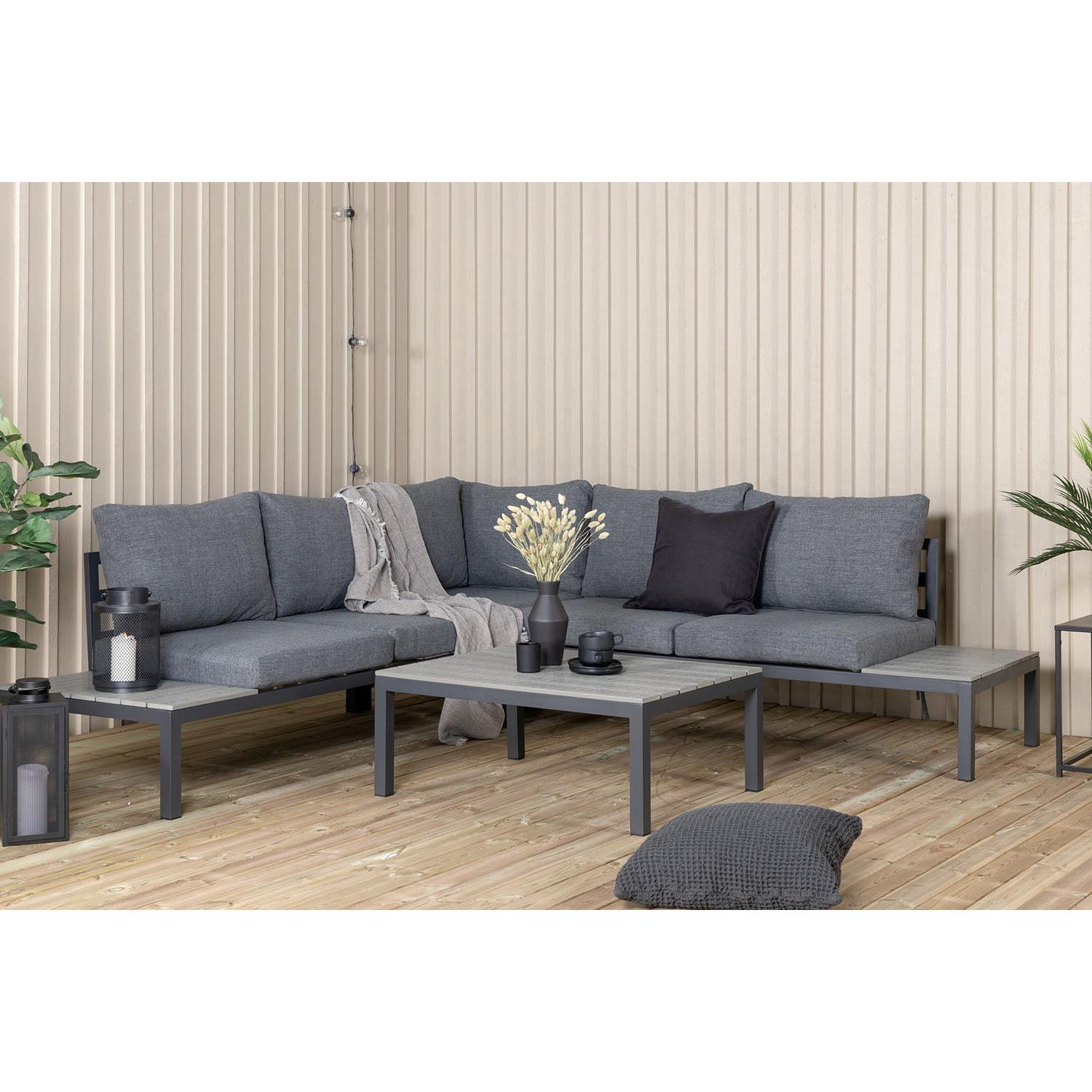 Rebellenclub Yarro Hoekloungeset - Zwart