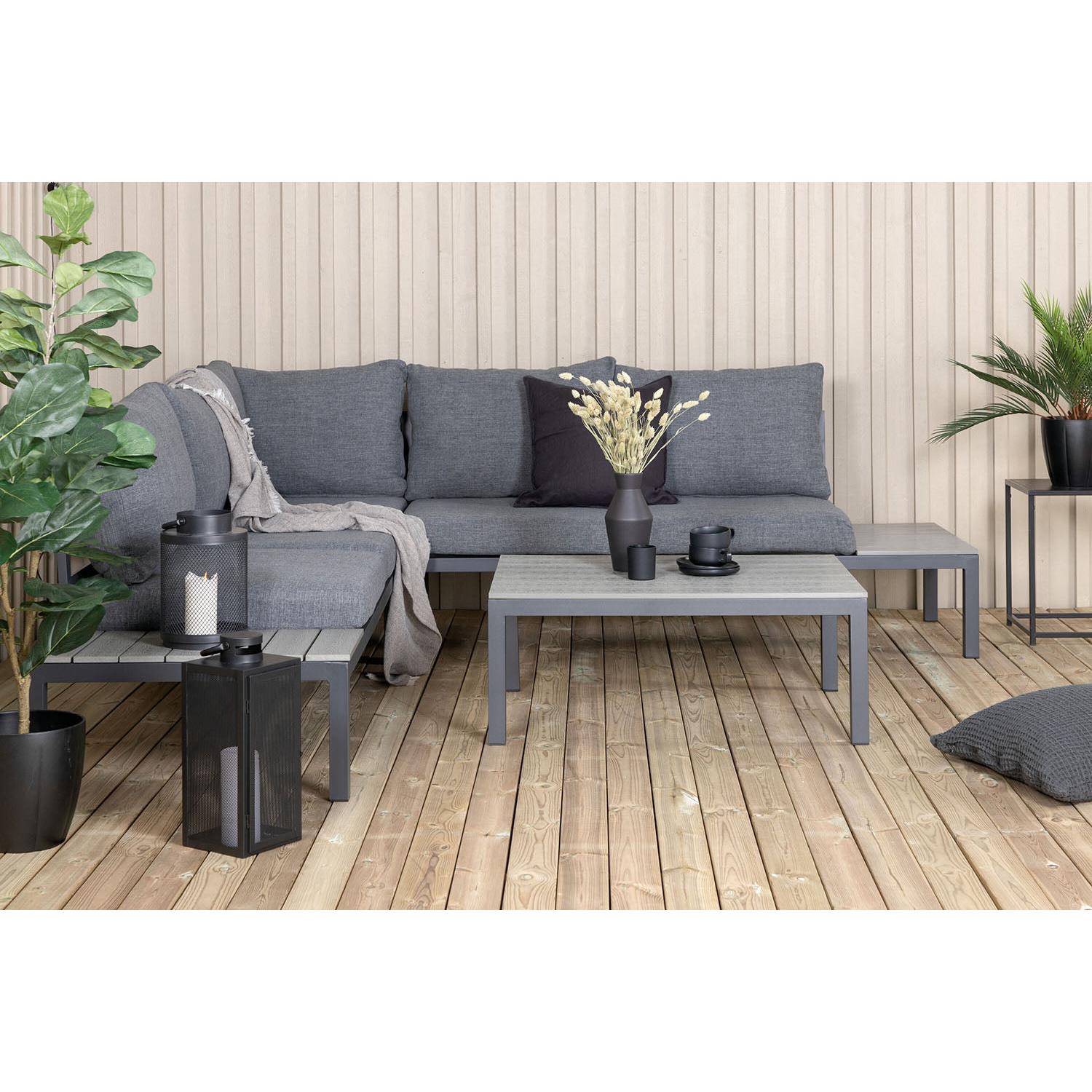 Rebellenclub Yarro Hoekloungeset - Zwart