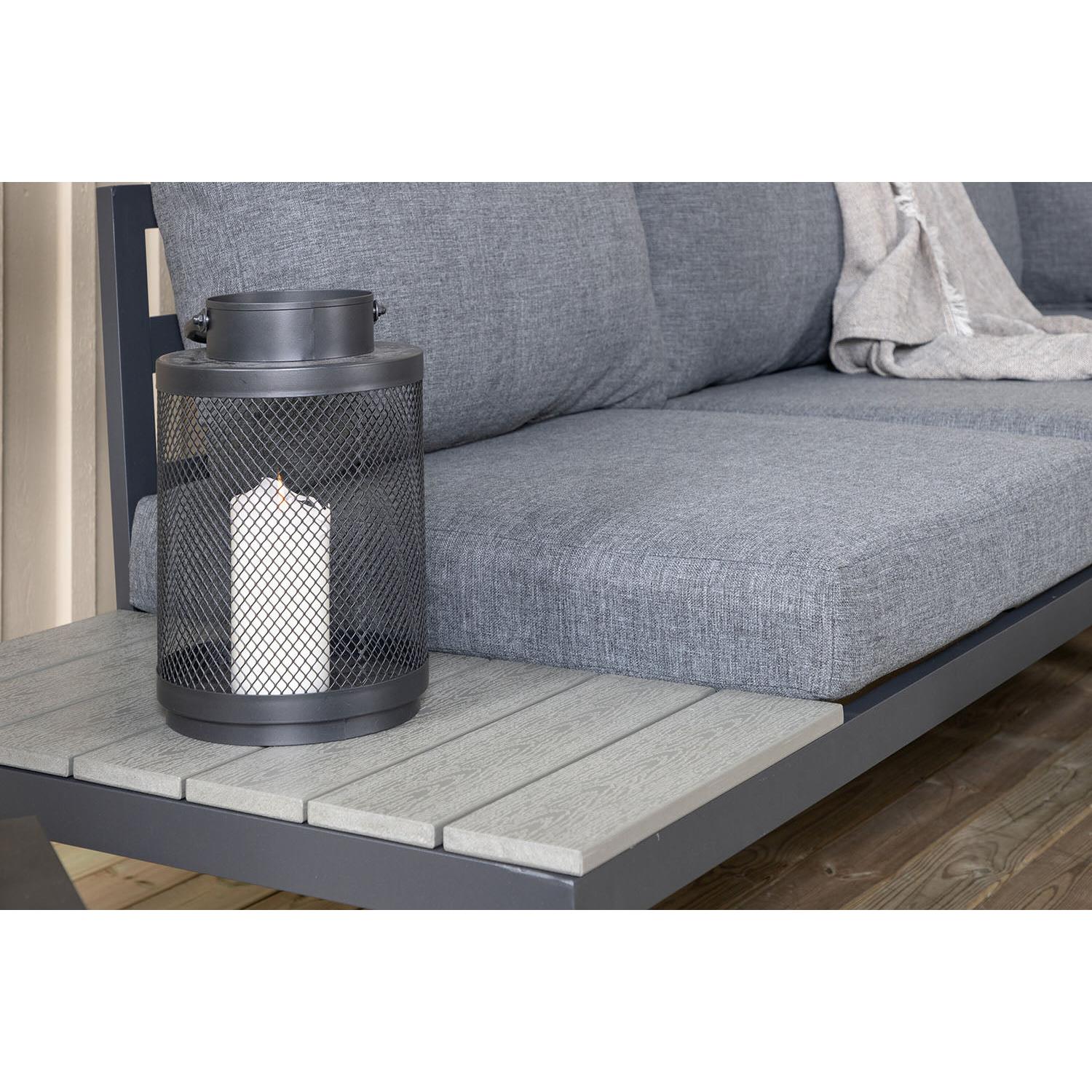Rebellenclub Yarro Hoekloungeset - Zwart