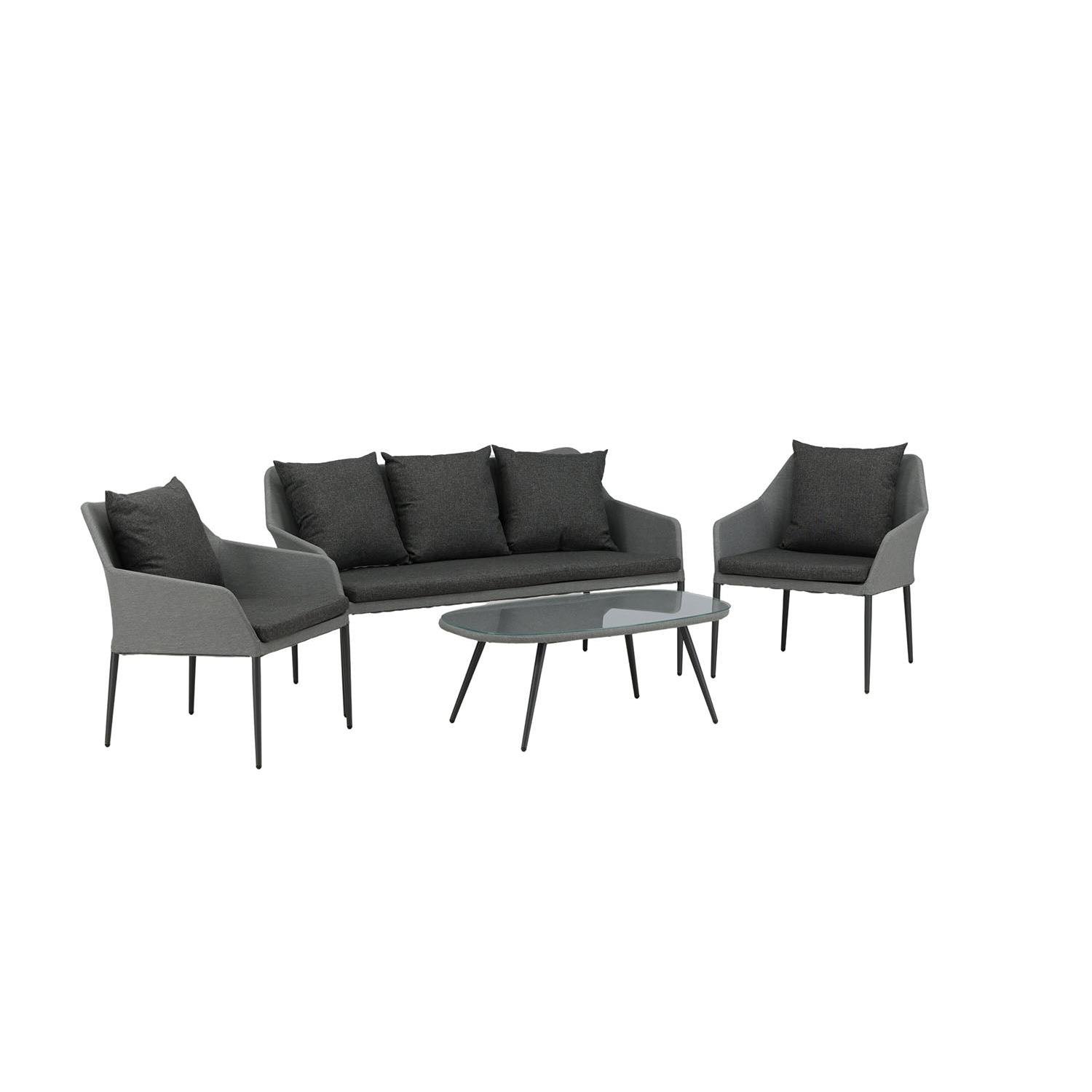 Rebellenclub Haze Loungeset - Grijs Zwart