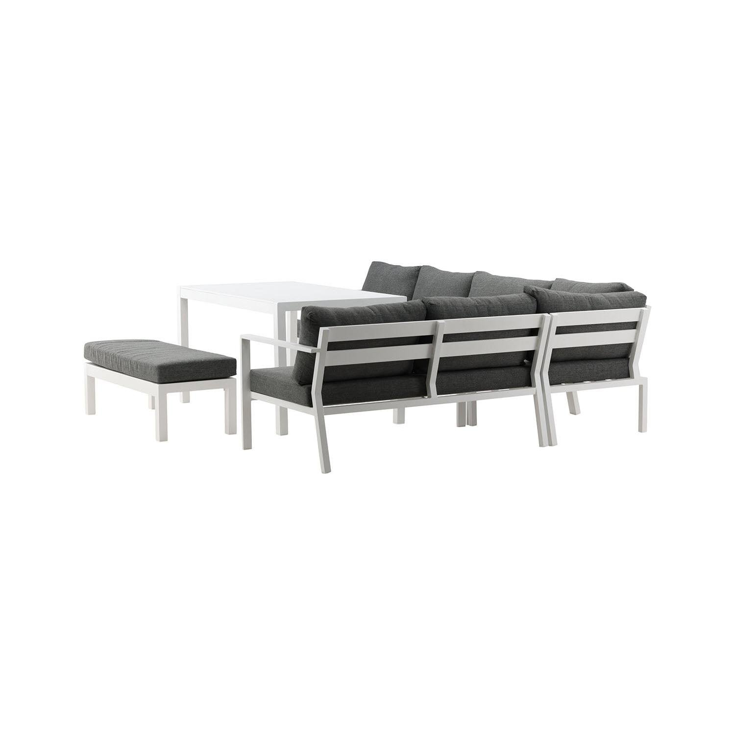 Rebellenclub Dalia Hoekloungeset - Wit