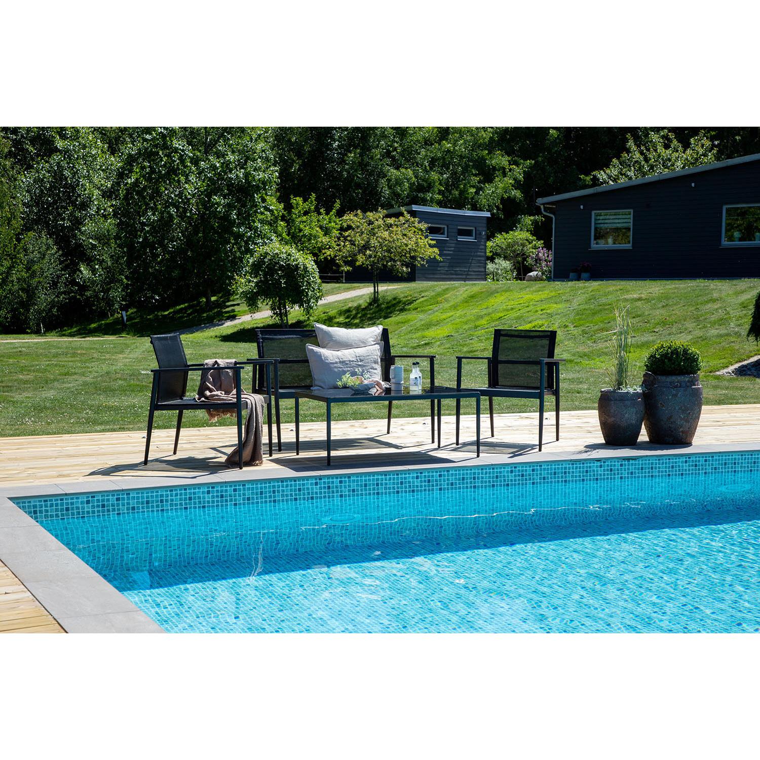 Rebellenclub Solis Loungeset - Zwart