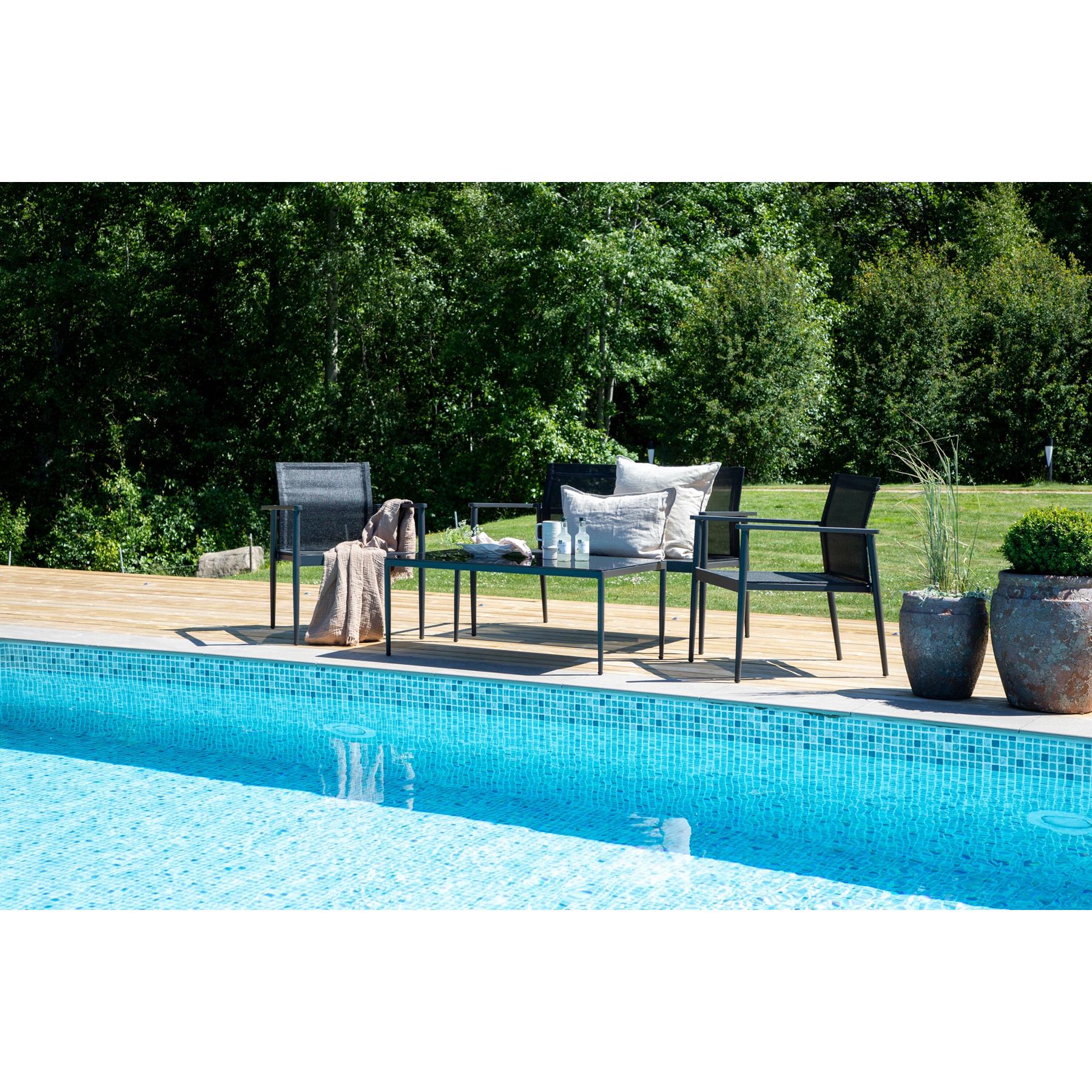 Rebellenclub Solis Loungeset - Zwart