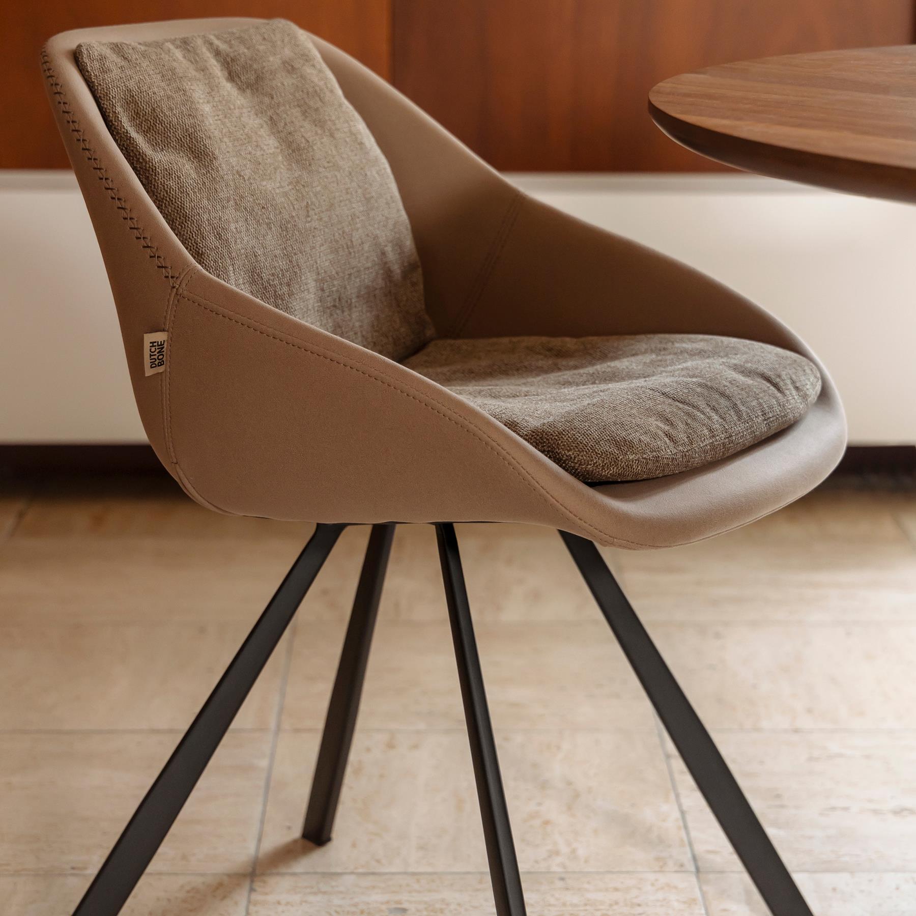 Dutchbone Wakefield Eetkamerstoel - Beige