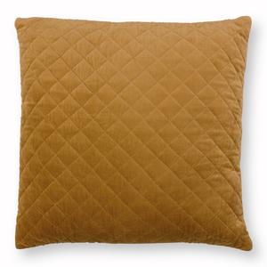 vtwonen Square Cotton Velvet Sierkussen - Caramel